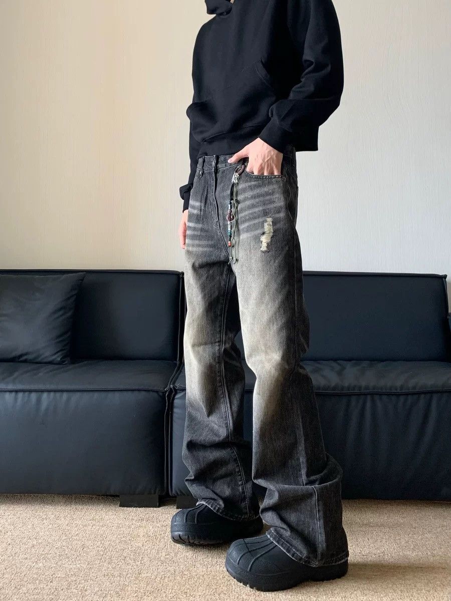 Designer × Vintage Retro punk pants Size US 32 / EU 48 - 1 Thumbnail
