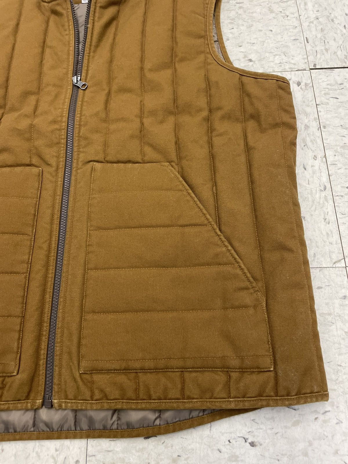 J.Crew × Wallace & Barnes Canvas Quilted Puffer Work Vest PrimaLoft Size US L / EU 52-54 / 3 - 4 Thumbnail