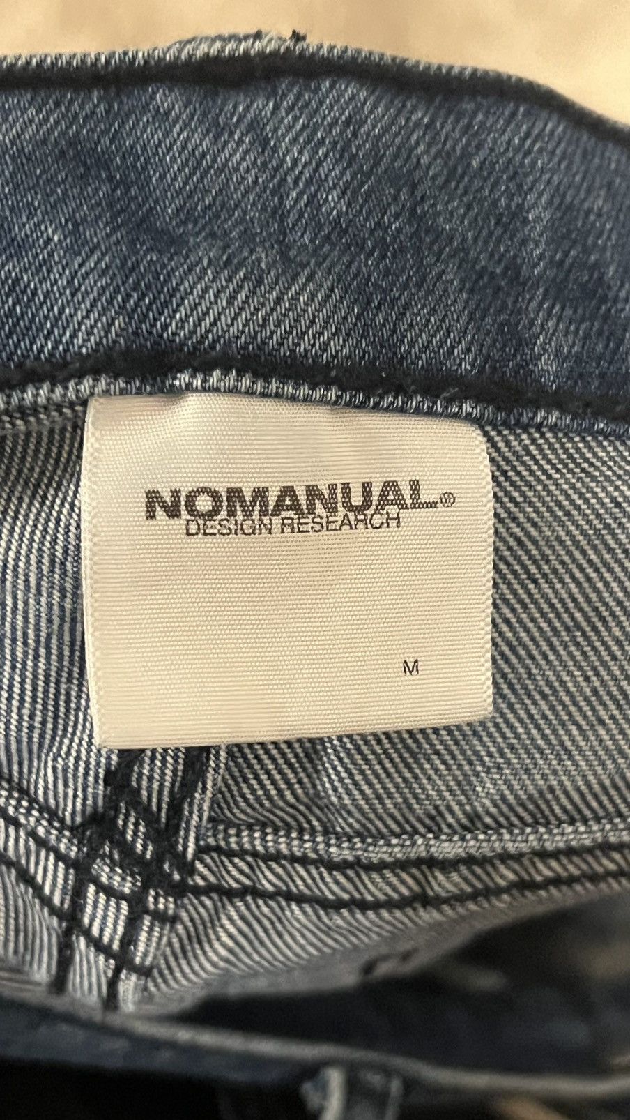 Japanese Brand × Vintage NOMANUAL “FLAME” denim pants Size US 32 / EU 48 - 4 Thumbnail