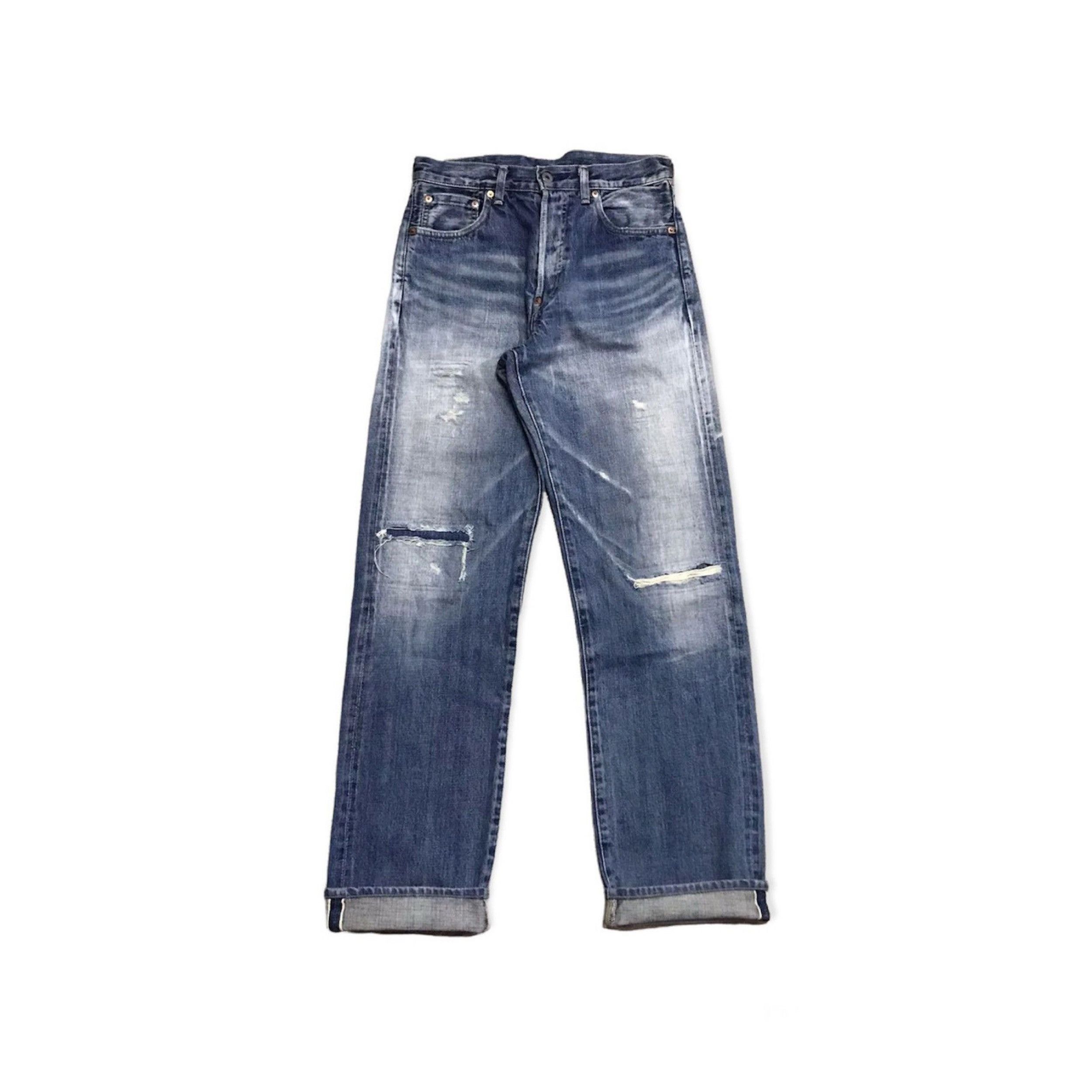 Levi's 🇯🇵RARE🔥 VTG SELVEDGE LEVIS 702XX BUCKLE BACK DISTRESSED
