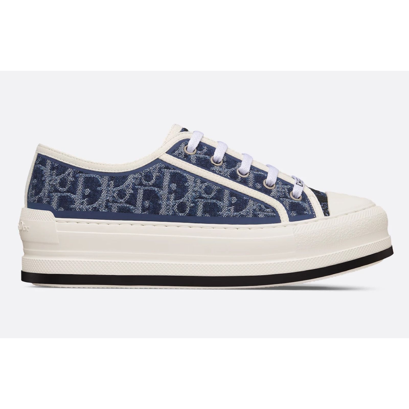 Dior Dior Walk'N'Dior Denim Logo Flat Low Platform Sneaker 41 Size US 11 / IT 41 - 1 Thumbnail