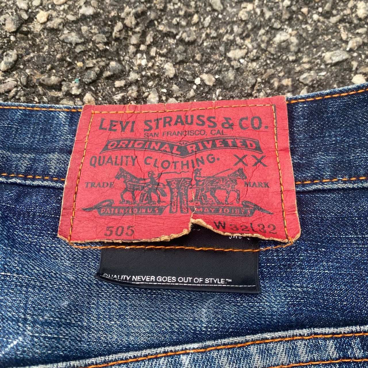 Levi's Vintage Levis 505 Packable Distressed Denim Size US 32 / EU 48 - 17 Thumbnail