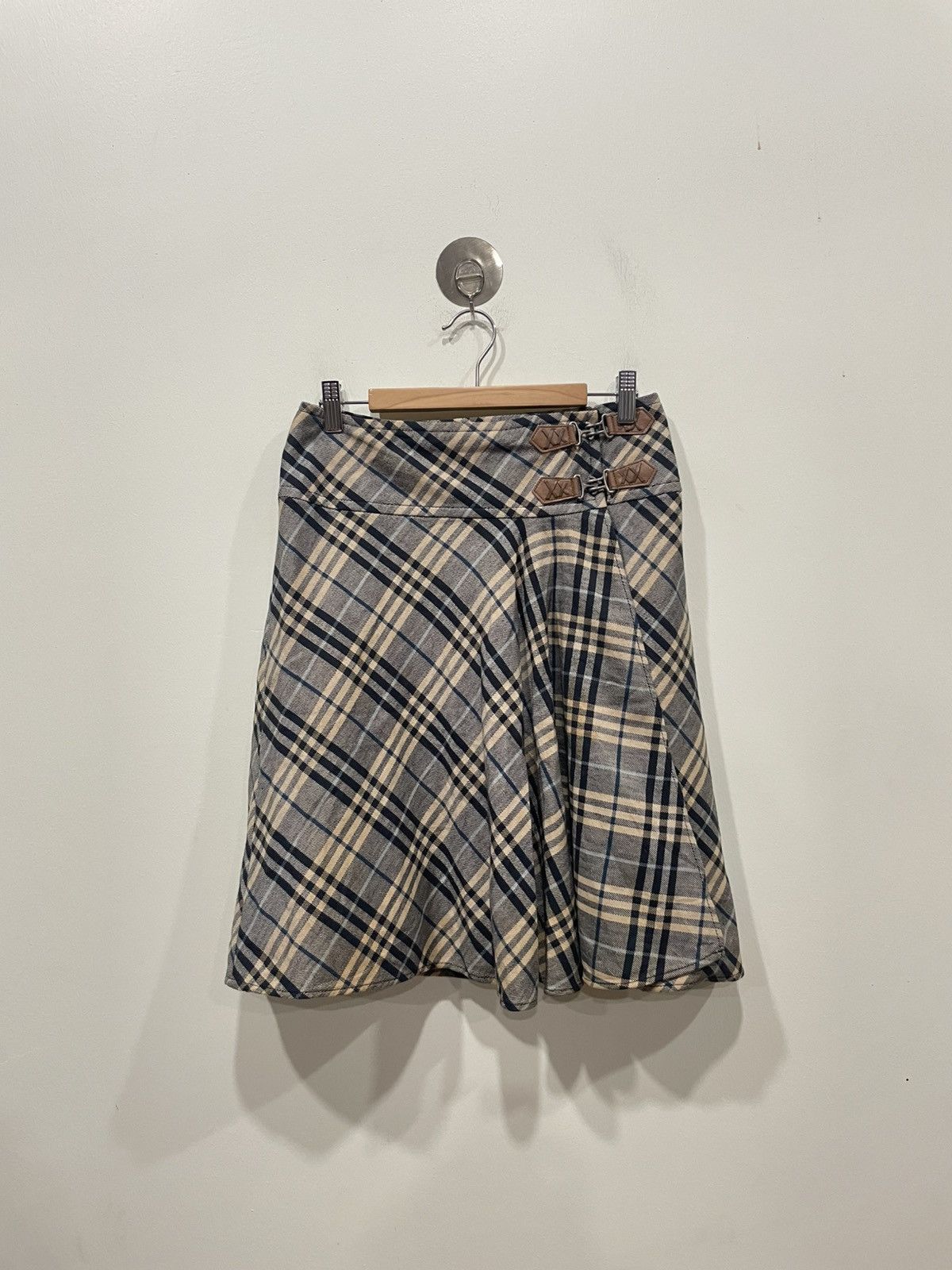 Burberry Burberry Novacheck Wrap Skirt Size 26" / US 2 / IT 38 - 1 Thumbnail