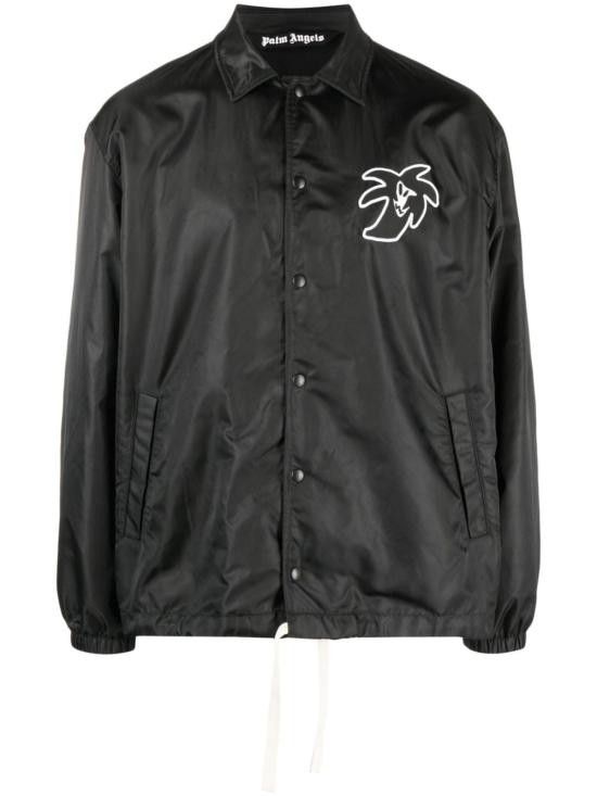 Palm Angels PALM ANGELS Men Jacket PMEM014E23FAB001 1001 Black Size US M / EU 48-50 / 2 - 1 Thumbnail