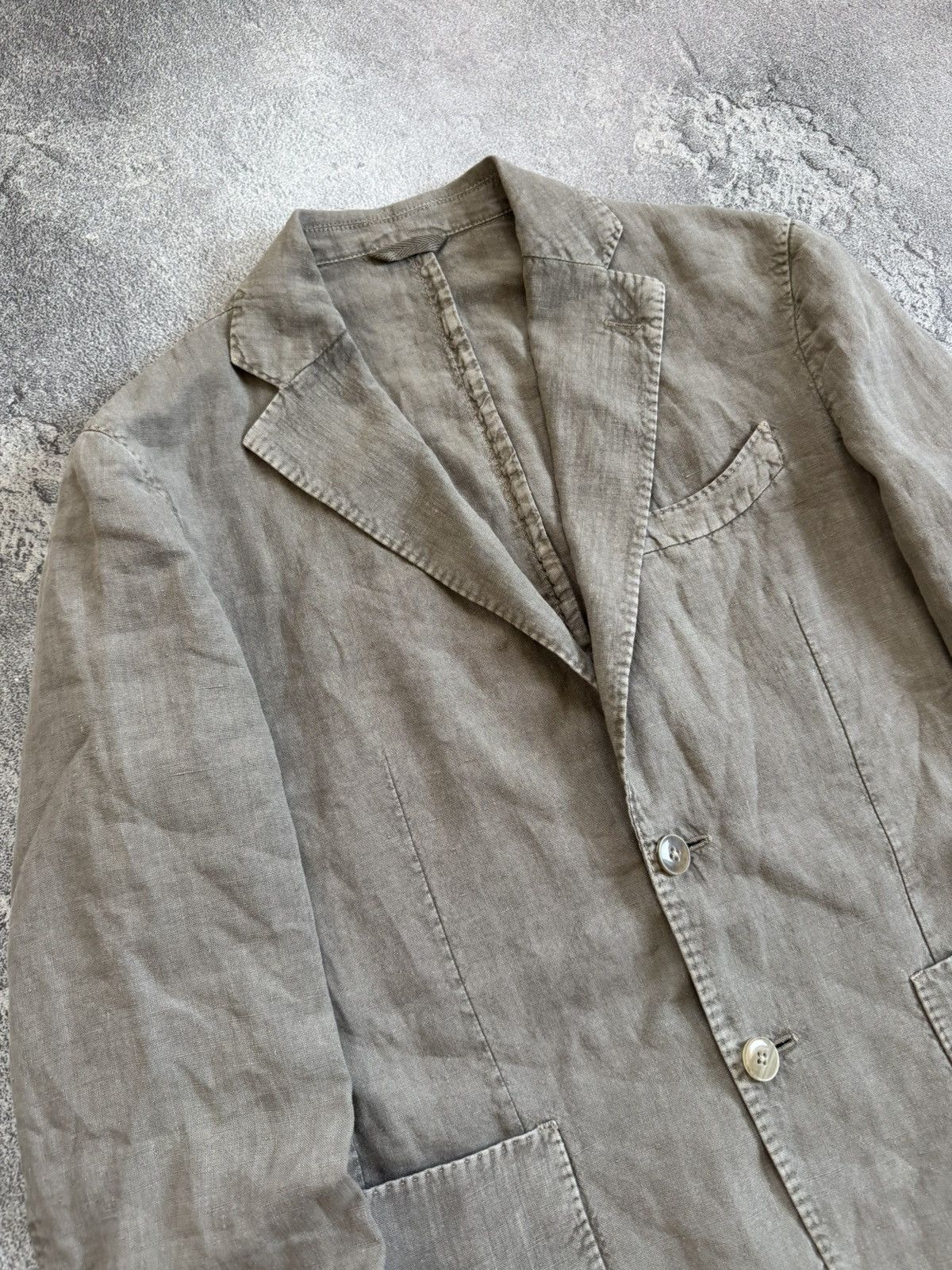 L.B.M. 1911 L.B.M. 1911 tailored linen blazer casual jacket Size 46R - 3 Thumbnail
