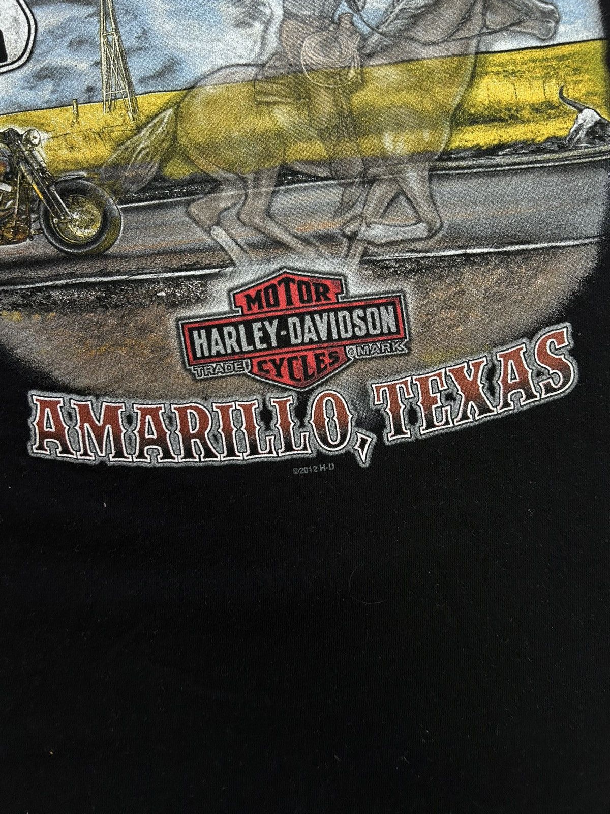 Band Tees × Harley Davidson × Vintage Vintage 2014 Trip’s Harley Davidson Texas Route 66 T-Shirt Size US XXL / EU 58 / 5 - 12 Thumbnail