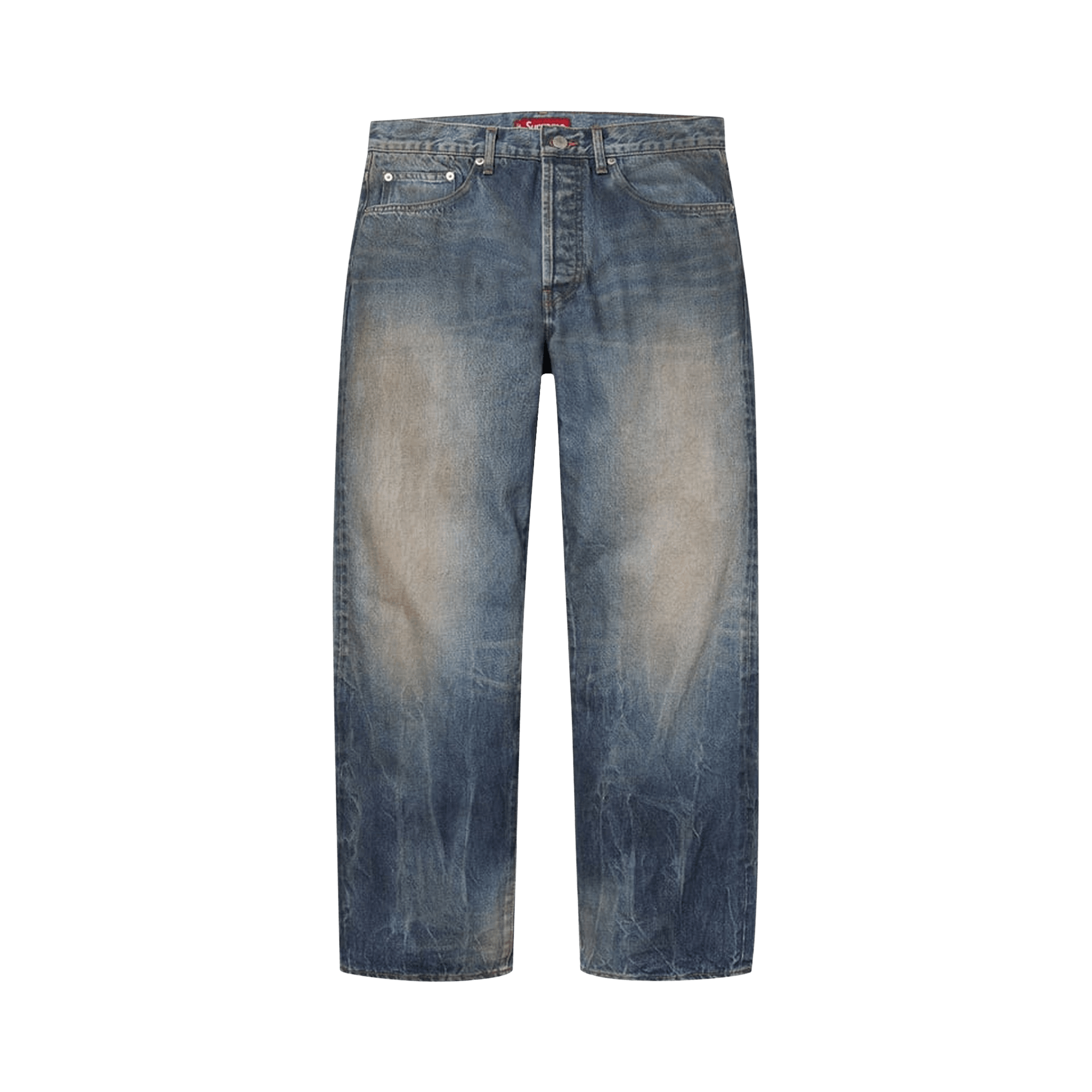 Supreme Supreme Baggy Jean FW24 Light Washed Indigo 32 | Grailed