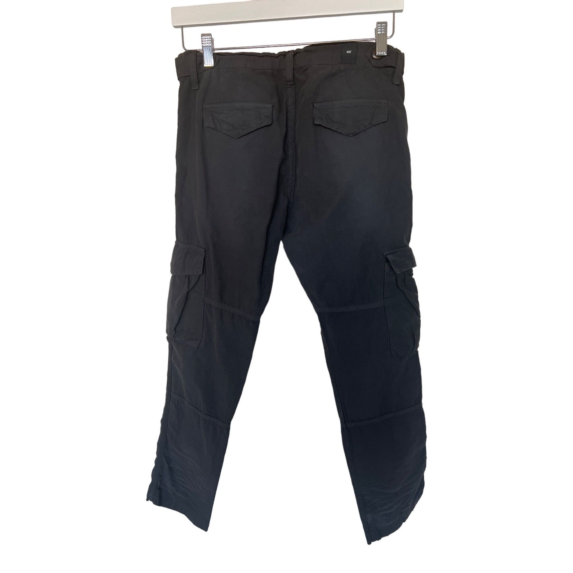 NSF NSF Basquiat Soft Black Cargo Pants Size 25" / US 0 / IT 36 - 7 Thumbnail