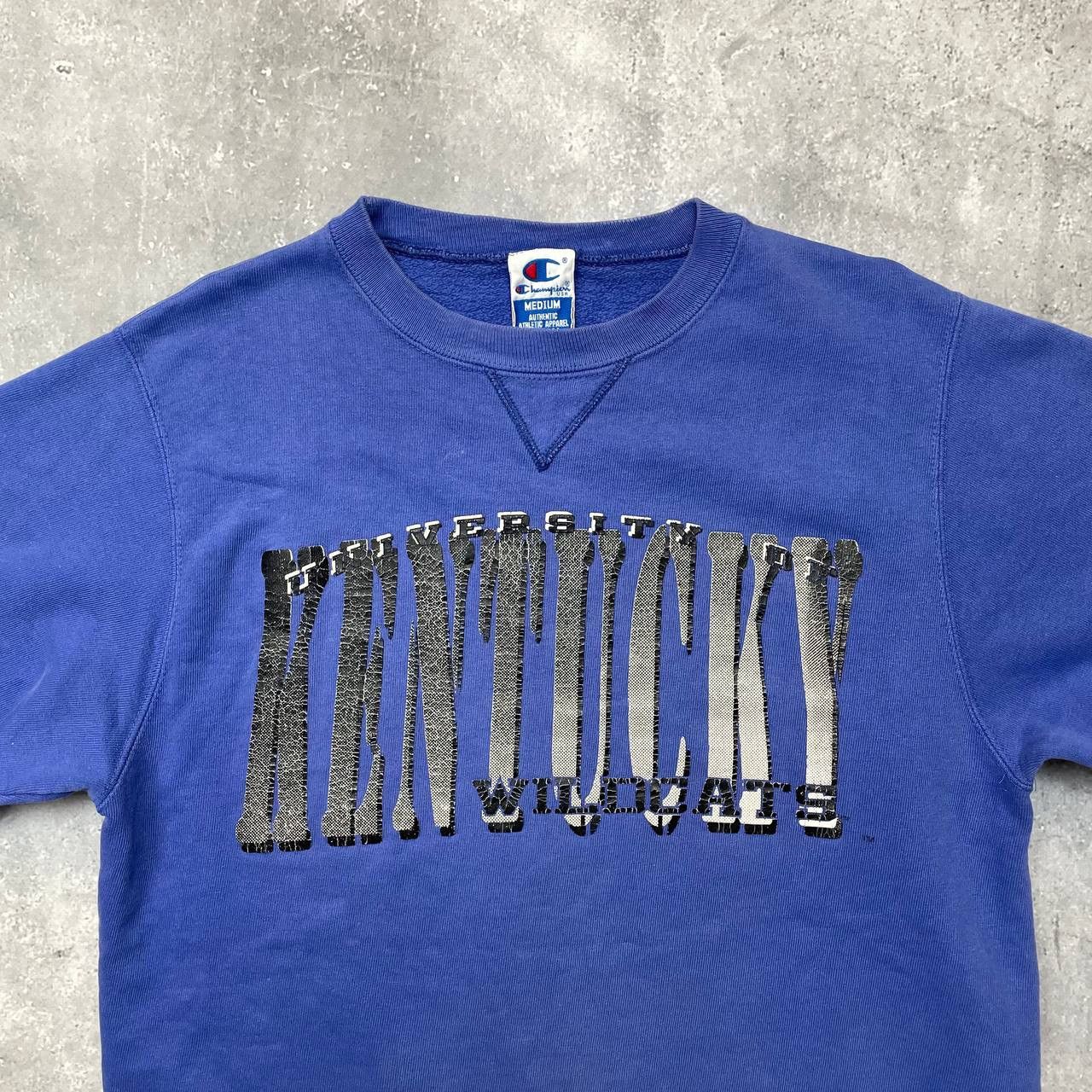 Champion Vintage 90s Champion Kentucky Wildcats Made USA Sweatshirt Size US M / EU 48-50 / 2 - 2 Thumbnail
