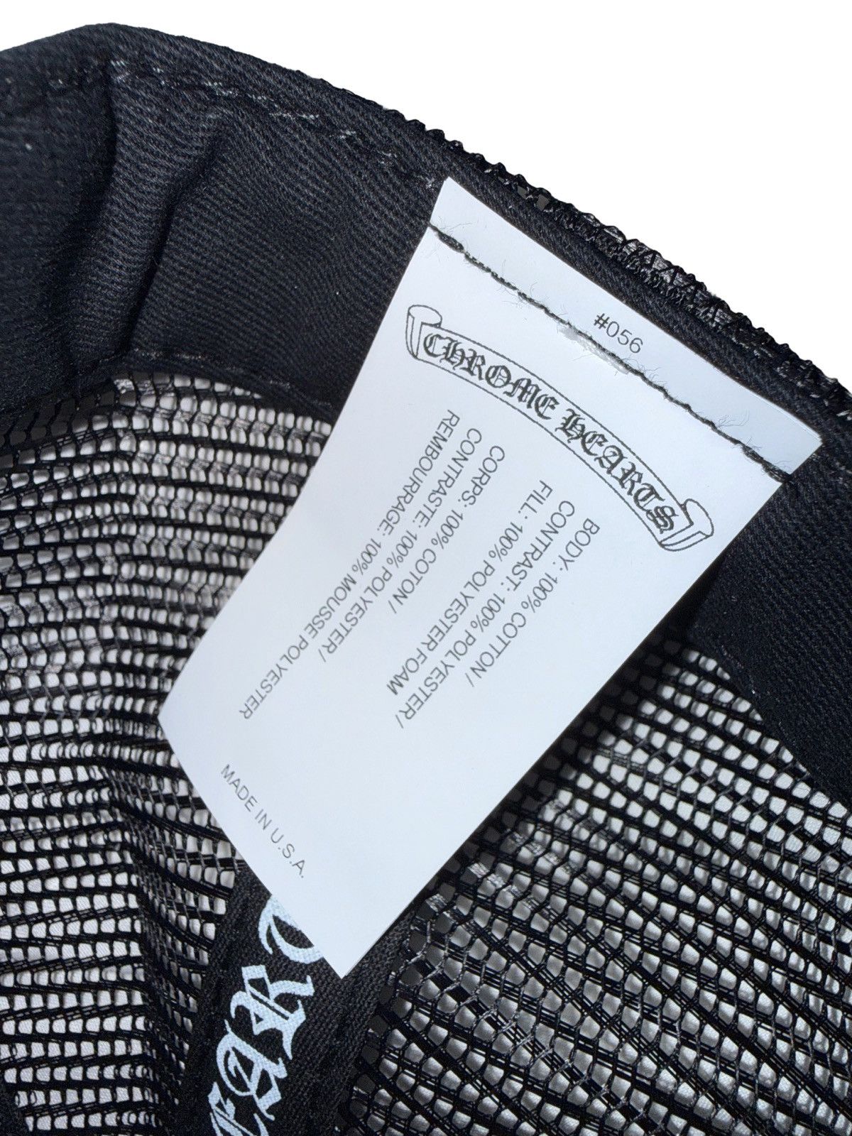 Chrome Hearts Chrome Hearts Malibu Trucker Hat Size ONE SIZE - 5 Thumbnail