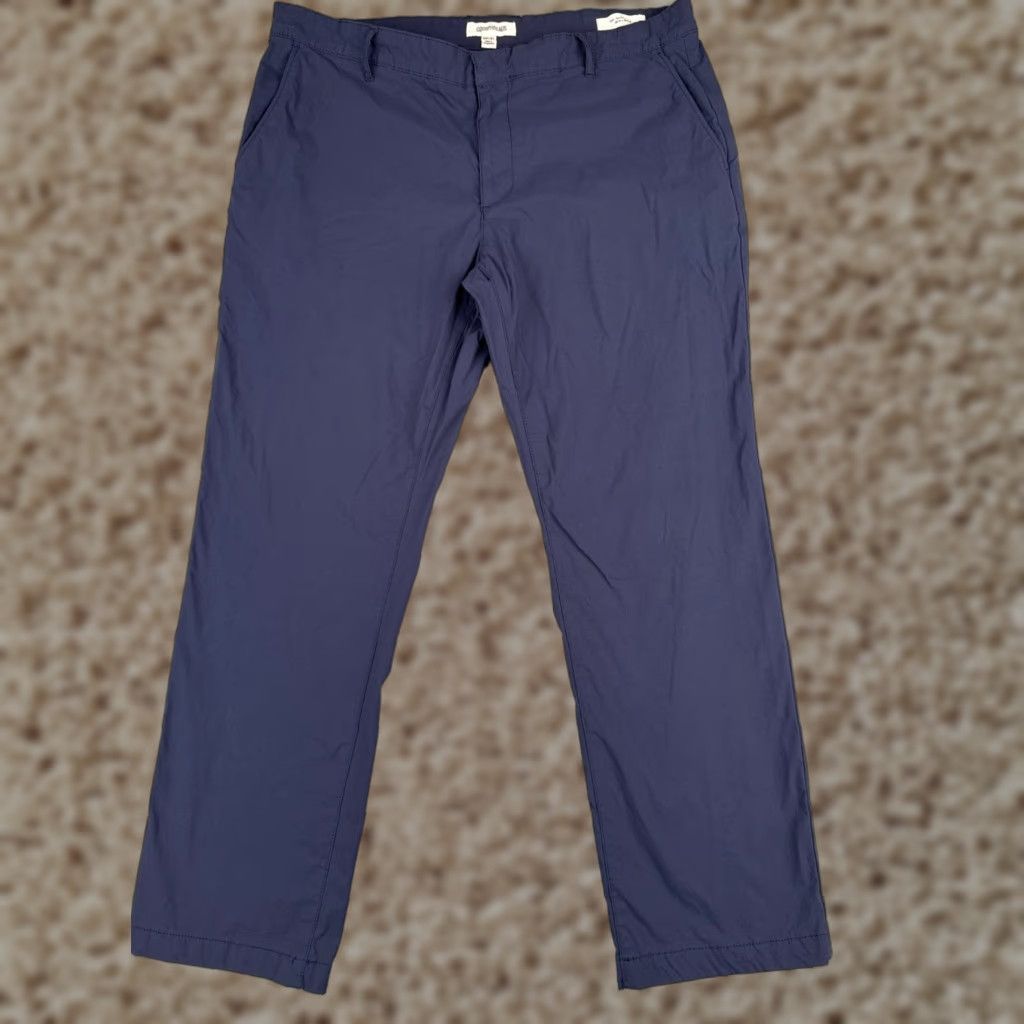 Goodthreads Pants Men 38 Blue Straight Leg Chino 5-Pocket Design Relaxed Inseam 30 in Regular Color Blue Mens Pants