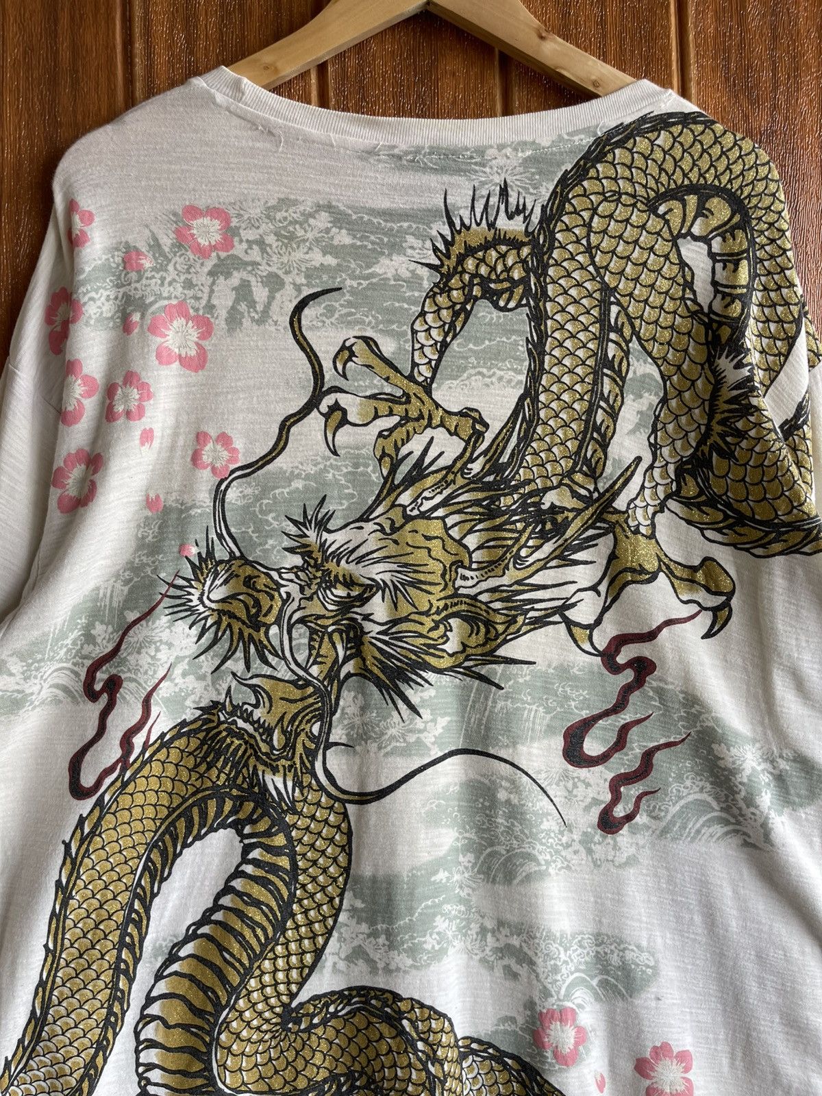 Karakuri Tamashii Vintage’y2k🔥DURANTE🔥Dragonfly Sukajan Longsleeve Tshirt Size US XL / EU 56 / 4 - 12 Thumbnail