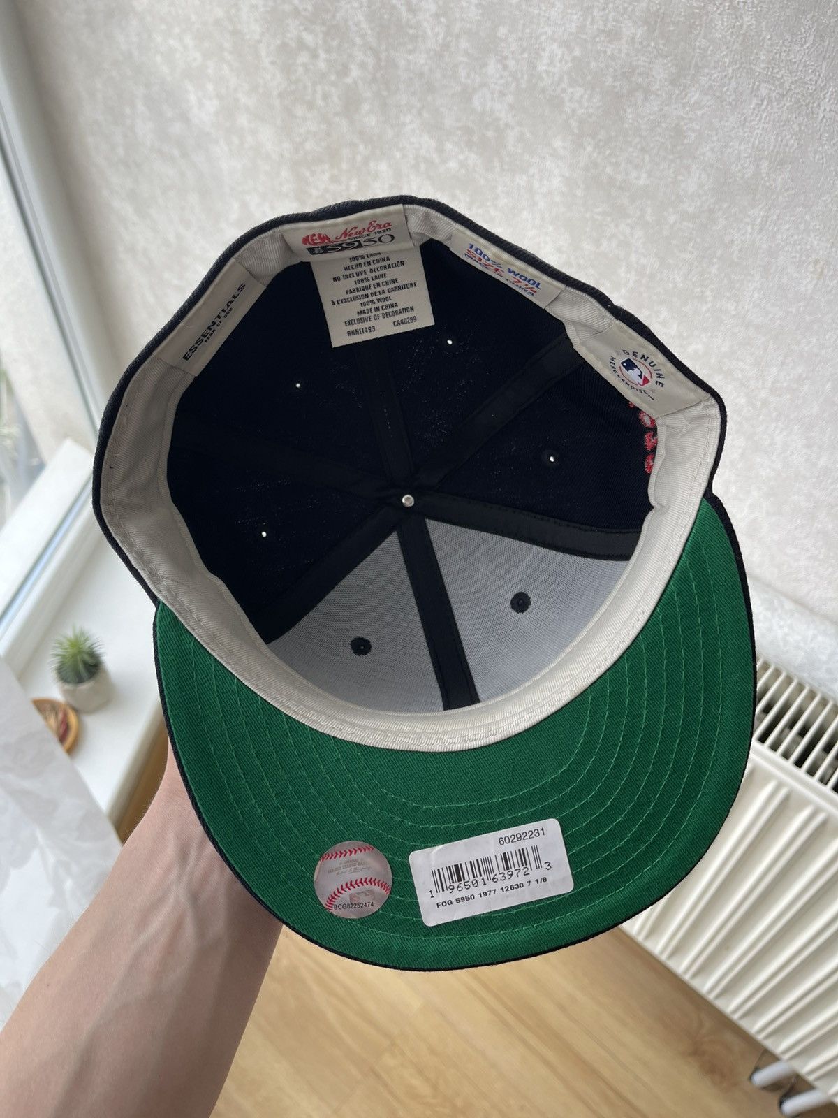 Essentials × New Era 7 1/8 New Era Fear of God Essentials Fitted Cap 59FIFTY Size ONE SIZE - 7 Thumbnail