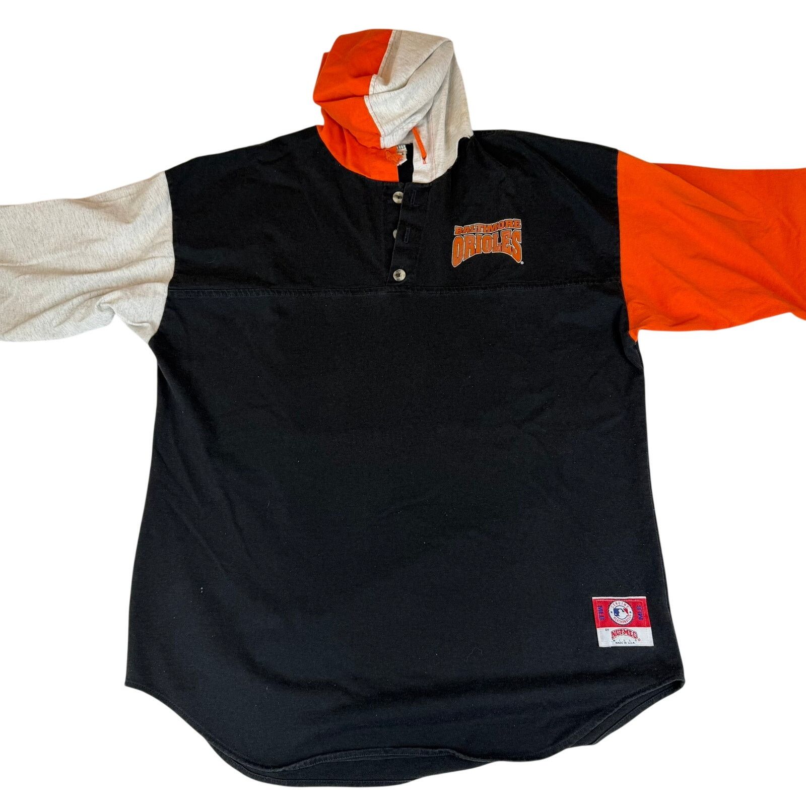 Other Vintage Baltimore Orioles Nutmeg Mills Hoodie - Size Large Size US L / EU 52-54 / 3 - 1 Thumbnail