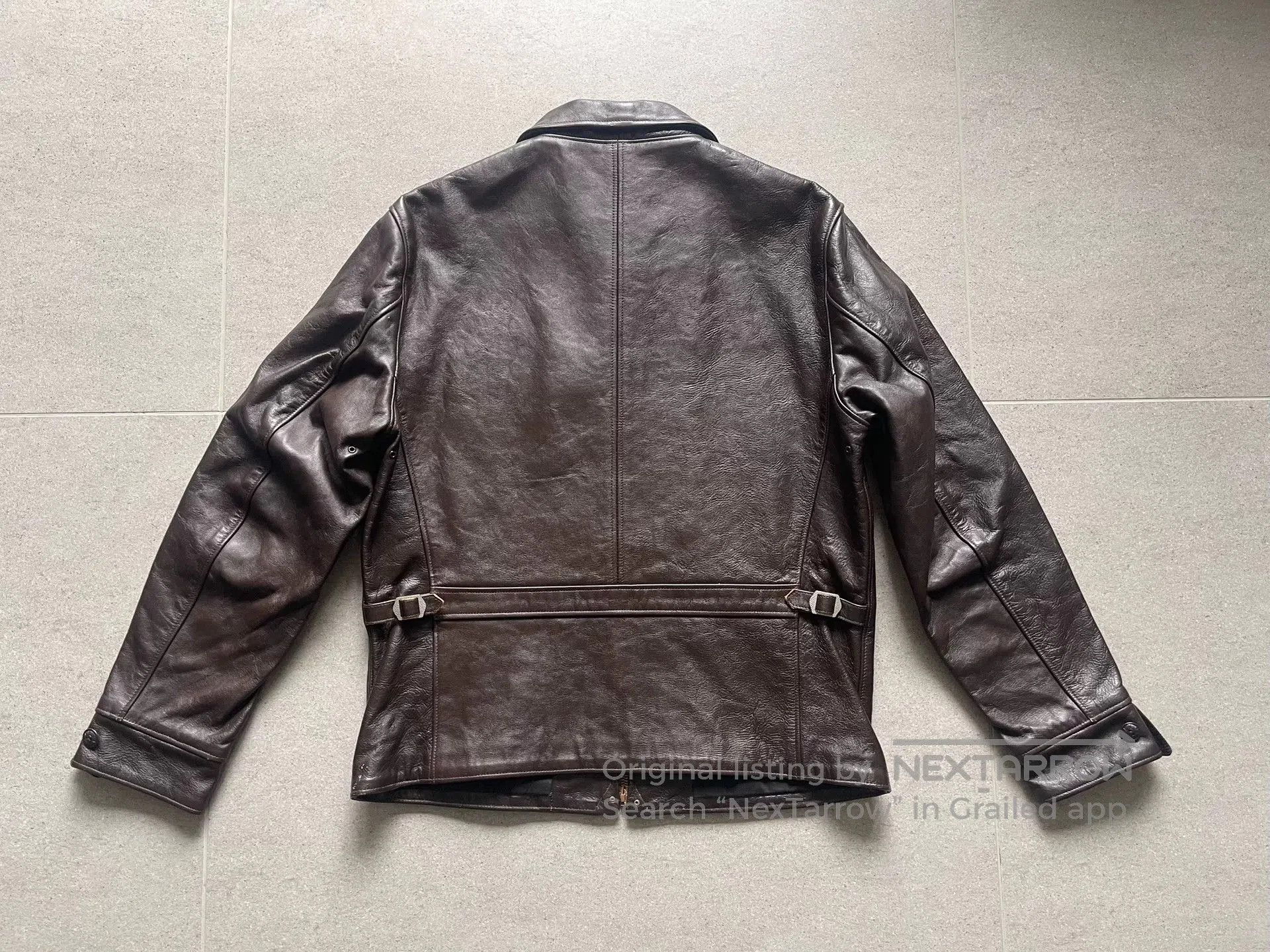 The Real McCoy's joe mccoy 30's sports jacket in dark brown. Size US L / EU 52-54 / 3 - 6 Thumbnail