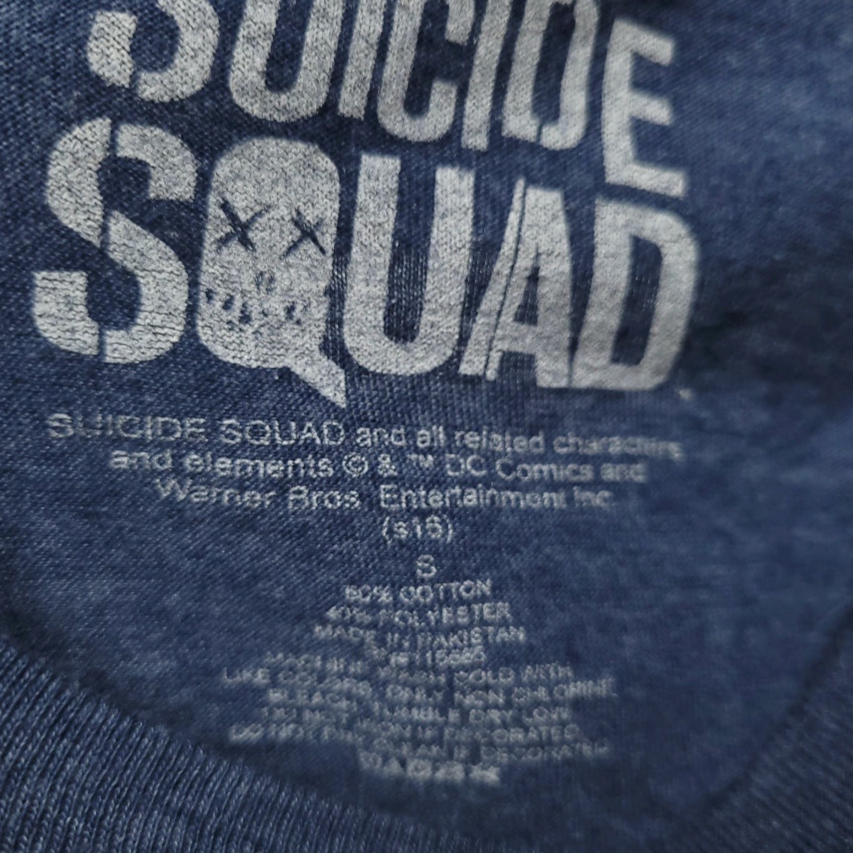 Vintage VINTAGE Suicide Squad T-Shirt Blue Logo Harley Quinn DeadShot T-Shirt Adult Small Squad We Trust Blue Size US S / EU 44-46 / 1 - 7 Thumbnail