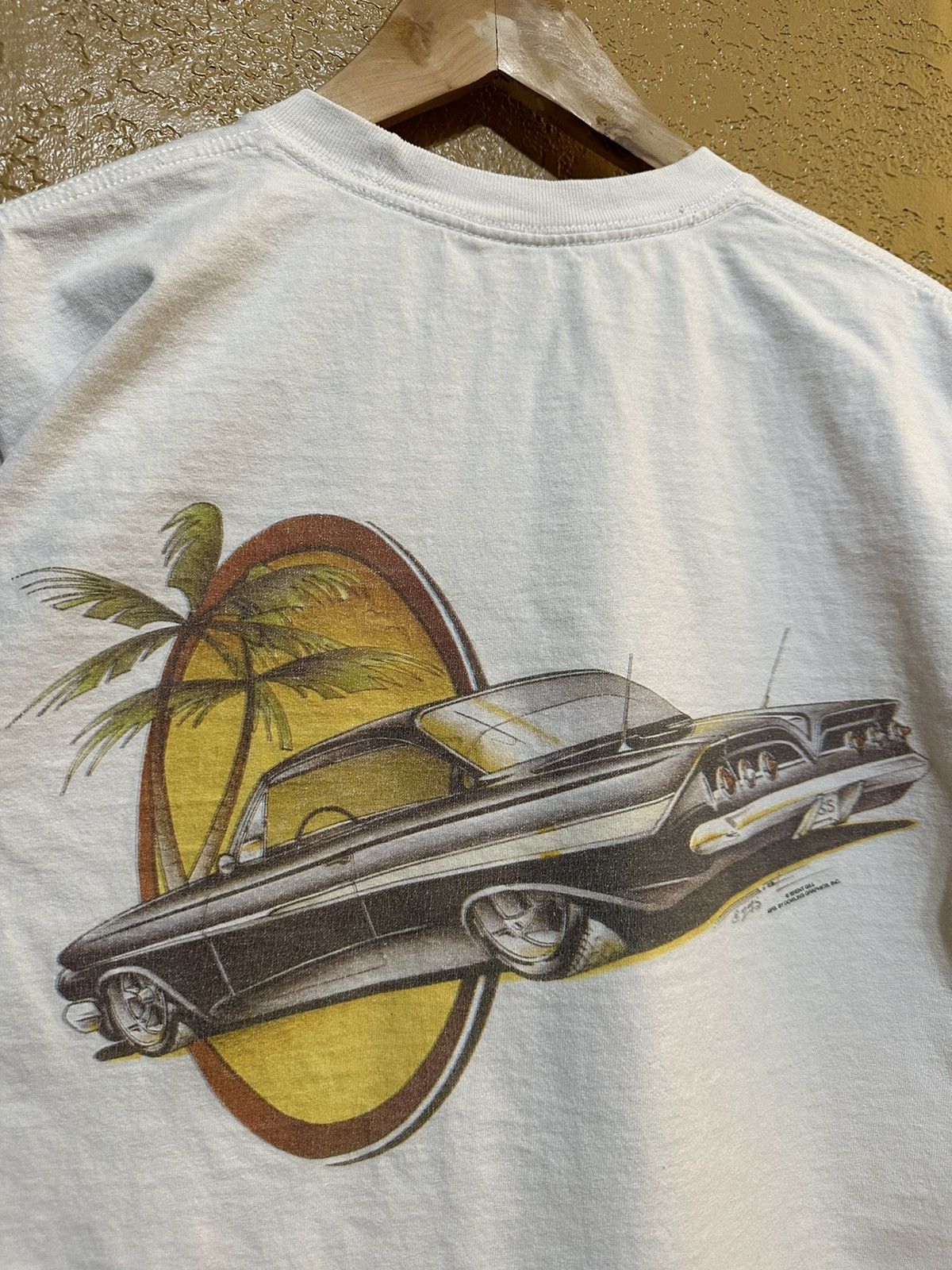 Chevrolet × Vintage Vintage Chevy Impala 1961 Lowrider T Shirt Size US M / EU 48-50 / 2 - 2 Thumbnail