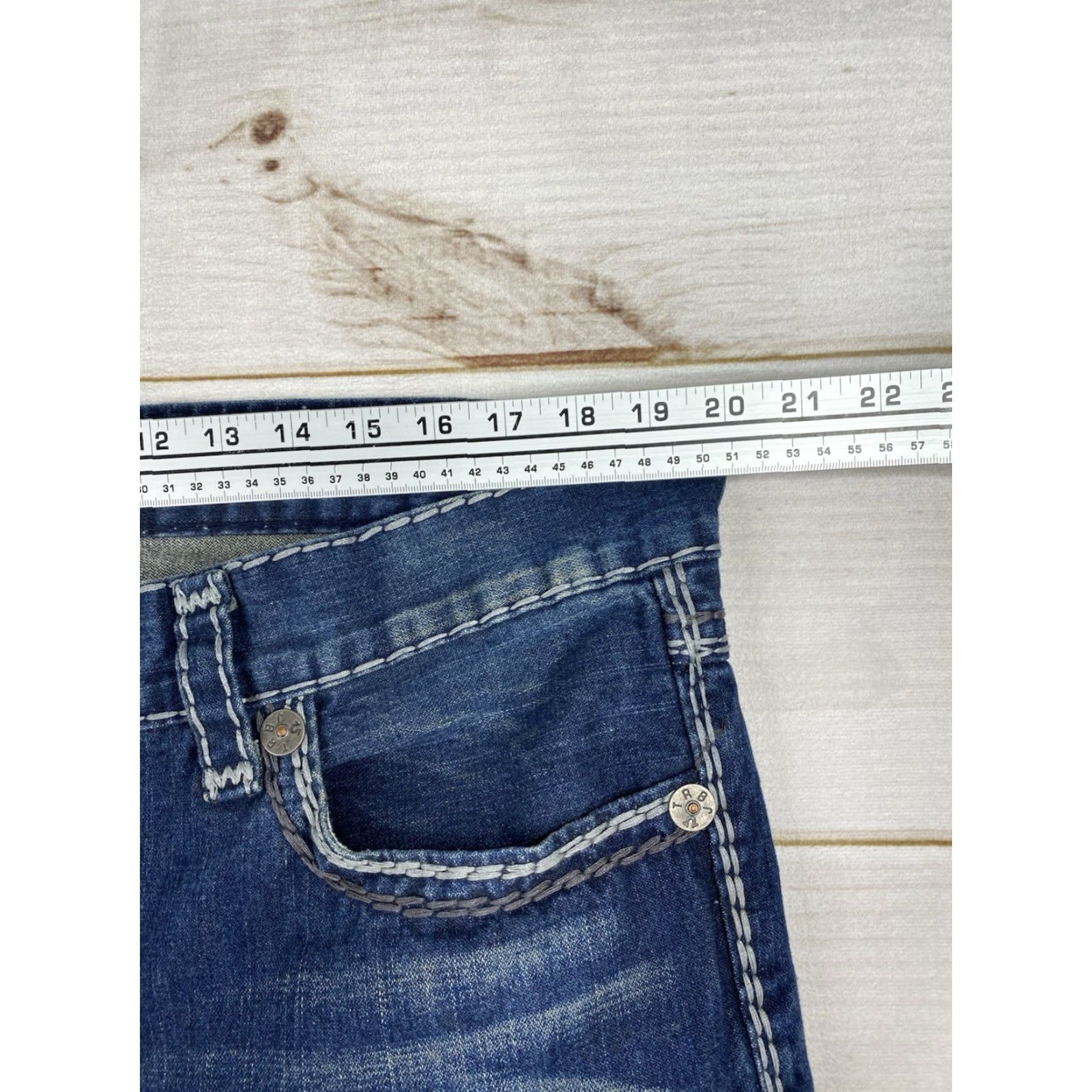 True Religion True Religion Billy Jeans 38 Dark Distressed Straight USA Denim Cotton Regular 5-Pocket Mens Jeans Billy USA Shirt? Size US 38 / EU 54 - 4 Thumbnail