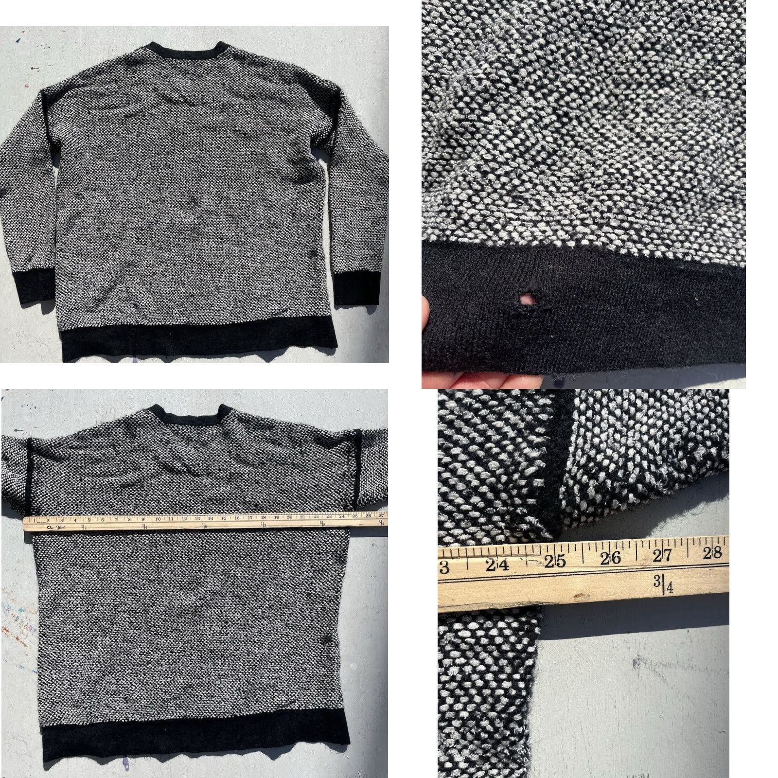 Vince Vince Sweater Multicolor XL Men City Golf Luxury Classic Yuppie Knit Crew Neck Pullover Wool Blend Size US XL / EU 56 / 4 - 8 Thumbnail
