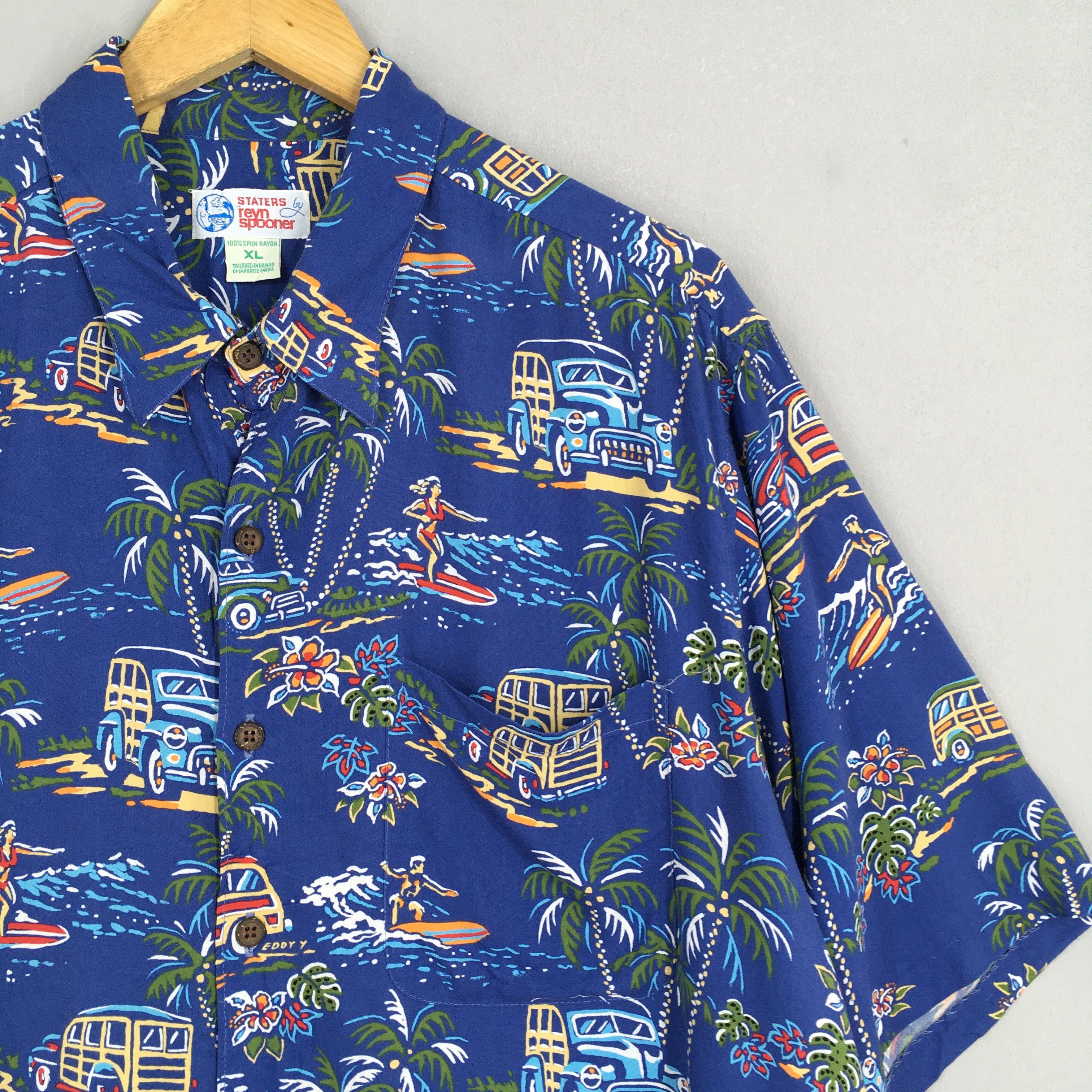 IOLANI × Reyn Spooner Vintage Hawaii Reyn Spooner Beach Party Aloha Shirt XLarge Size US XL / EU 56 / 4 - 2 Thumbnail