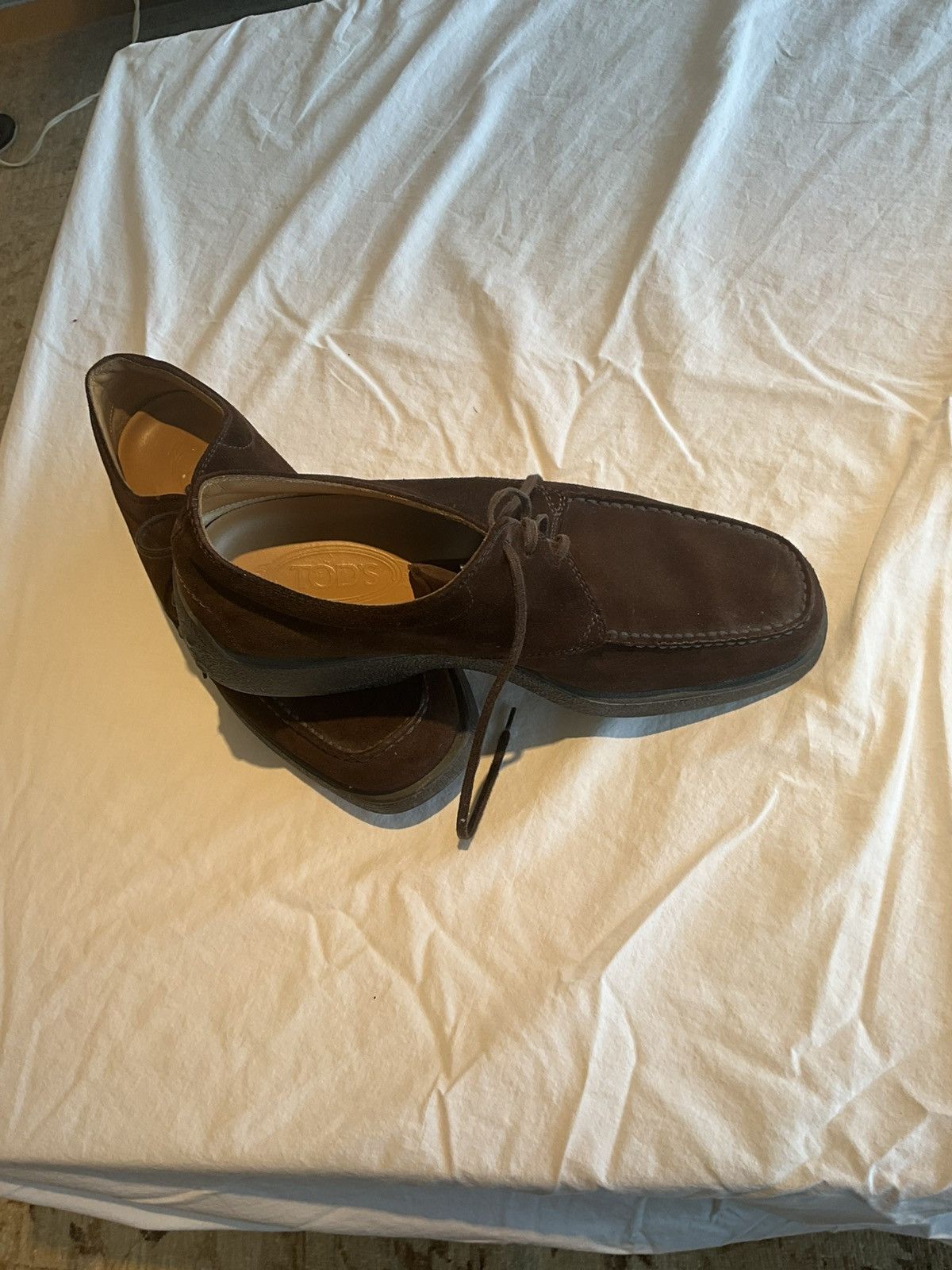 Tod's Brown suede Tod’s shoes with rubber soles Size US 7.5 / EU 40-41 - 1 Thumbnail