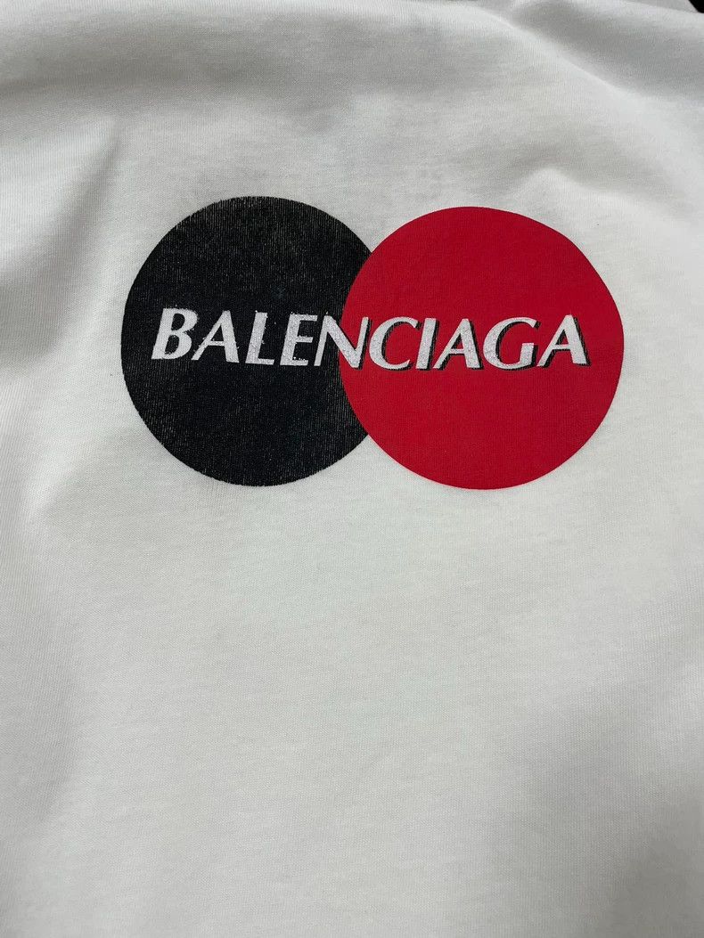 Balenciaga Balenciaga MasterCard logo pure white short sleeve Size US XS / EU 42 / 0 - 2 Thumbnail