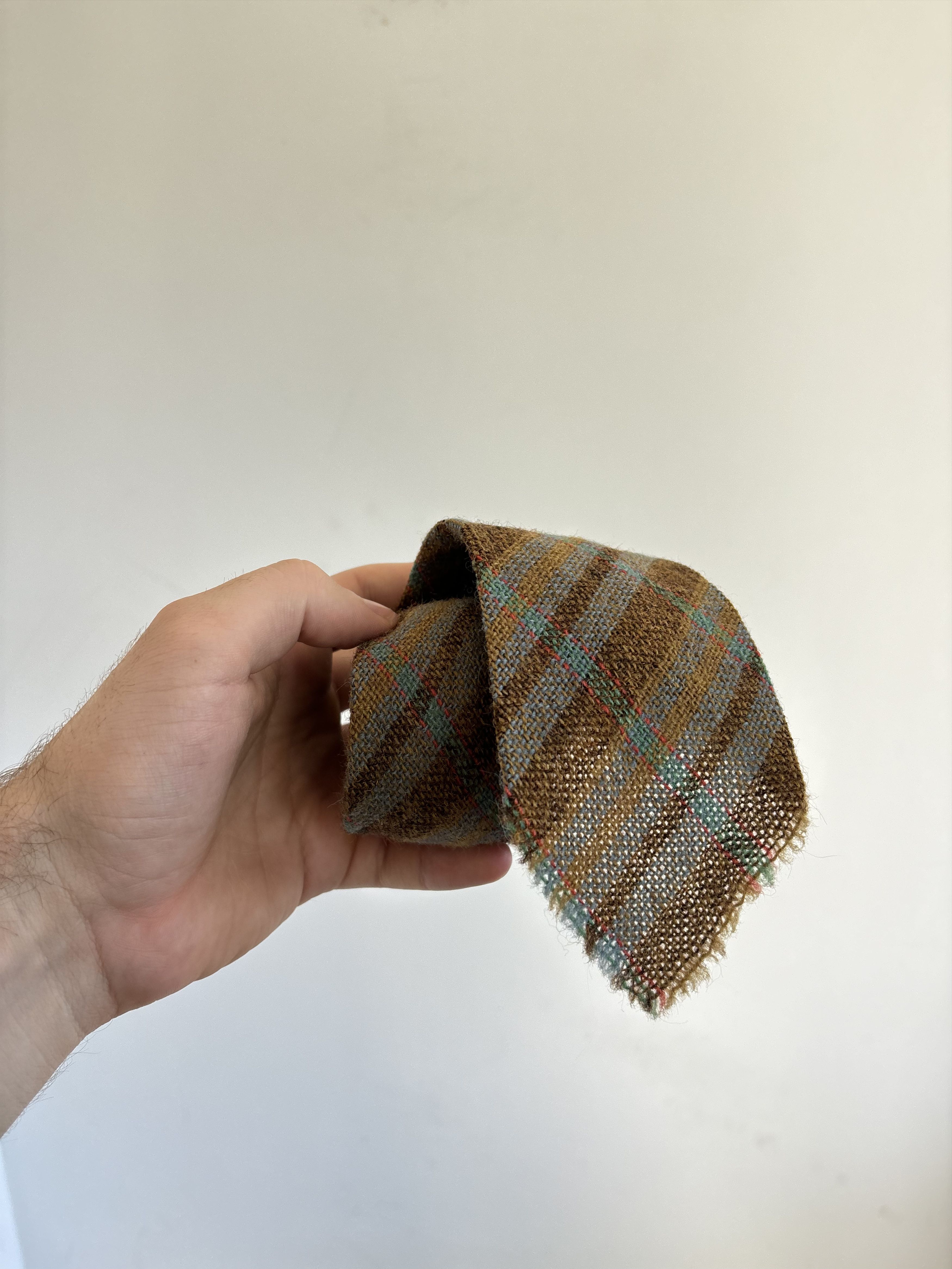 Ziggy Chen Vintage Afonwen Tweed Wooven in Wales Tie Size ONE SIZE - 3 Thumbnail