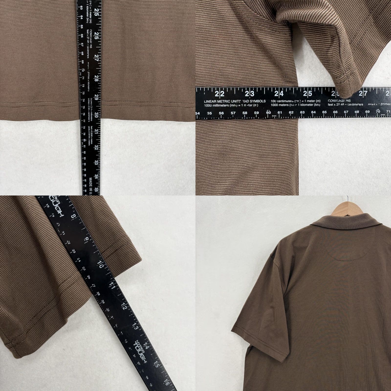 Van Heusen VAN HEUSEN Polo Shirt Mens XL Brown Fundamentals Casual Knit Polo Shirt Mens XL Brown Size US XL / EU 56 / 4 - 8 Thumbnail