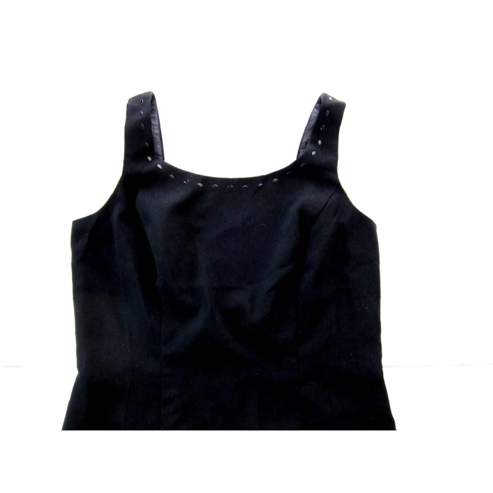 Vintage VINTAGE Dawn Joy Black Classic Sleeveless Tank Dress Women 9/10 Size M / US 6-8 / IT 42-44 - 4 Thumbnail