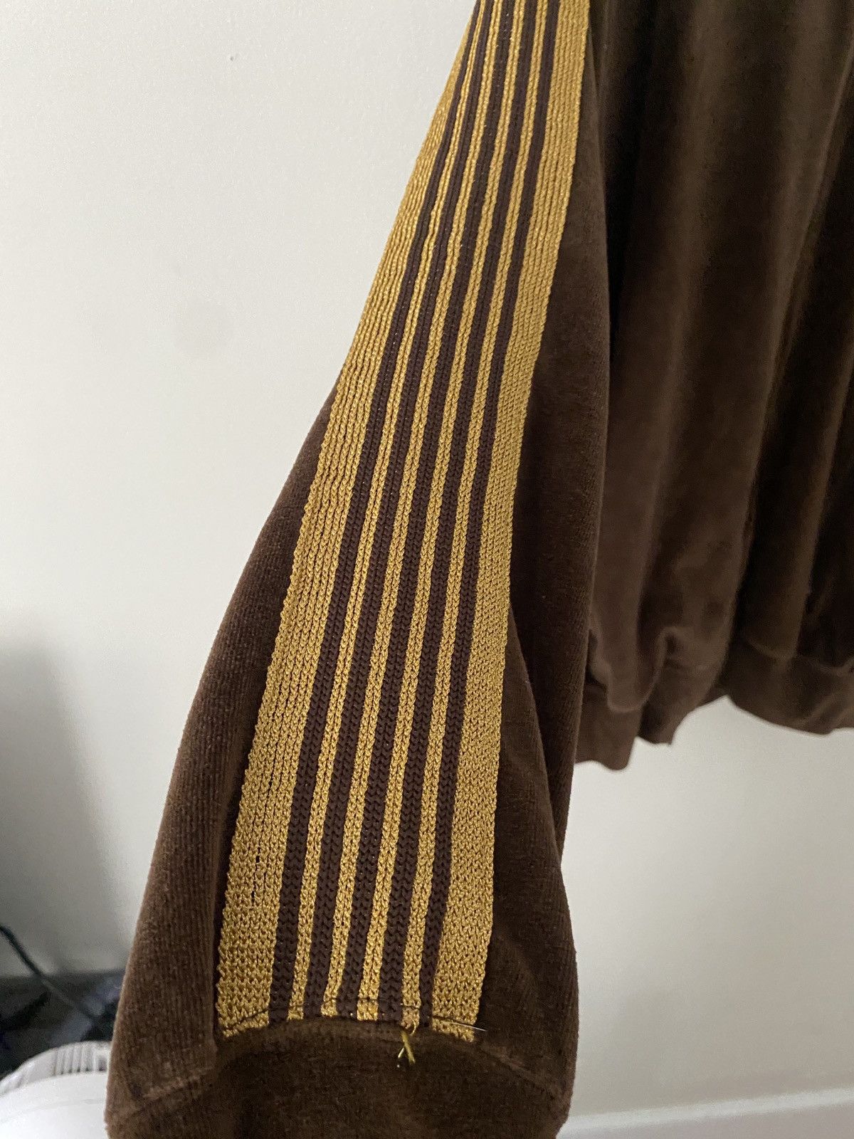 Needles Needles Velour Track Jacket Brown / Gold – Made in Japan Size US L / EU 52-54 / 3 - 7 Thumbnail
