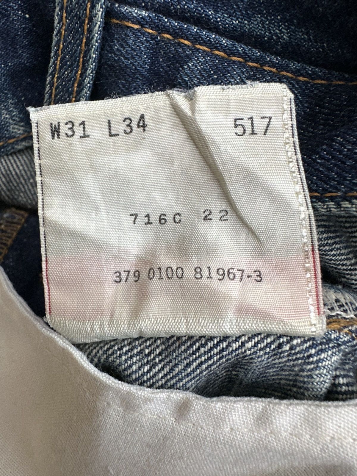 Levi's Vintage Clothing Vintage Levis Usa 517-03 Single R Flare Patina Denim Jeans Size US 32 / EU 48 - 24 Thumbnail