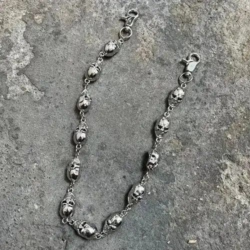 Jewelry Skull Punk Rock Link Gothic Death Wallet Demon Pocket Chain Size ONE SIZE - 4 Thumbnail