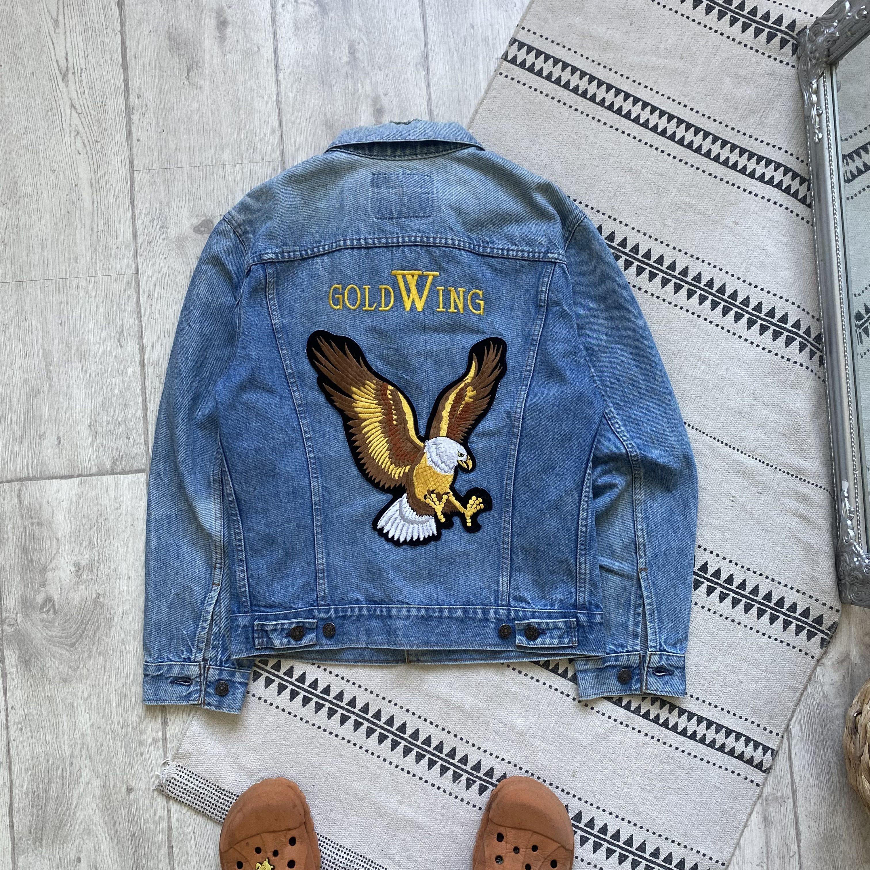 Levi's Vintage Clothing Vintage 80-90 Levis denim jacket Gold Wings Made in Canada Size US S / EU 44-46 / 1 - 3 Thumbnail