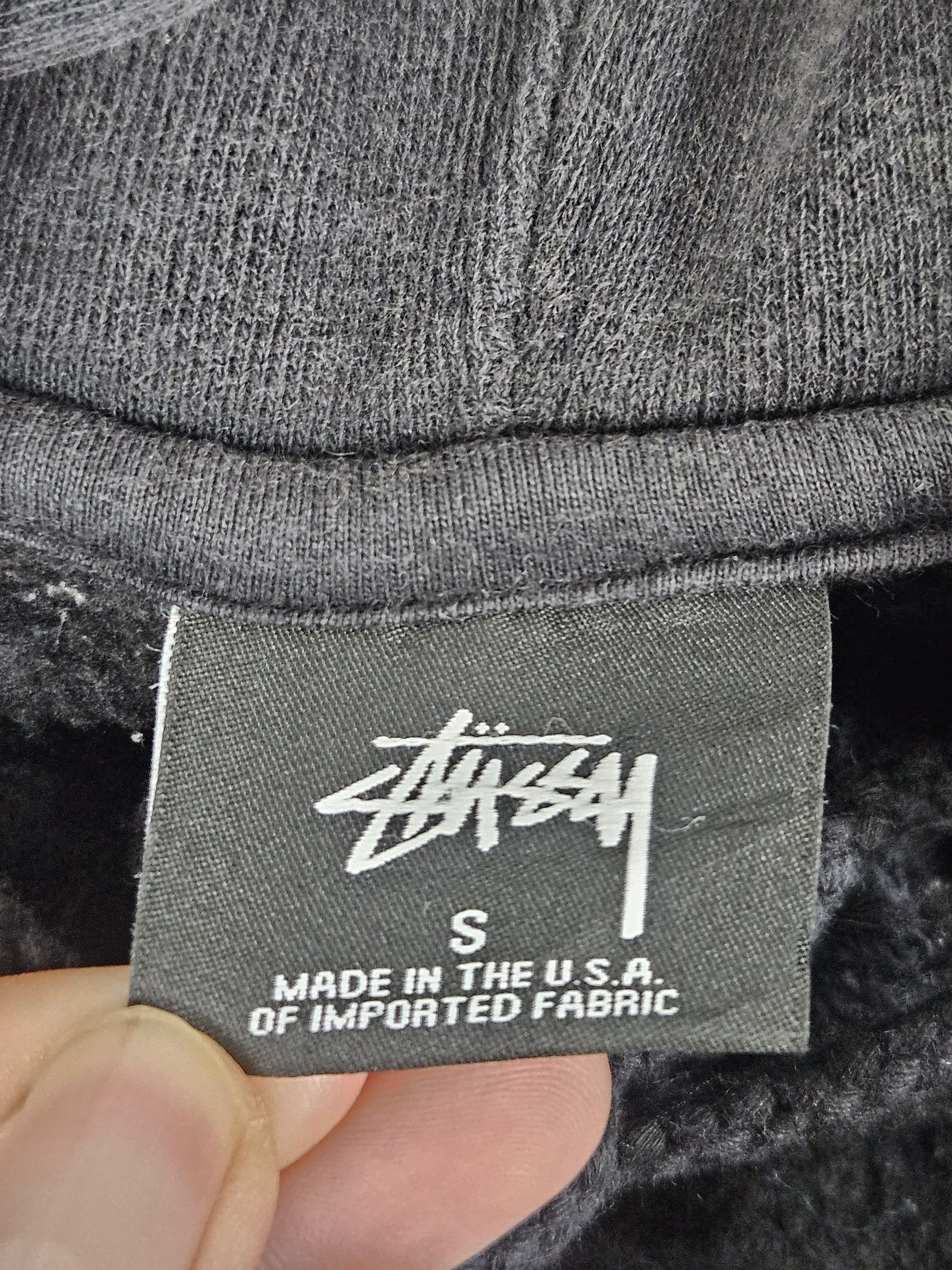 Stussy Vintage Stussy Signature Spellout Hoodie Sweater Size US S / EU 44-46 / 1 - 4 Thumbnail