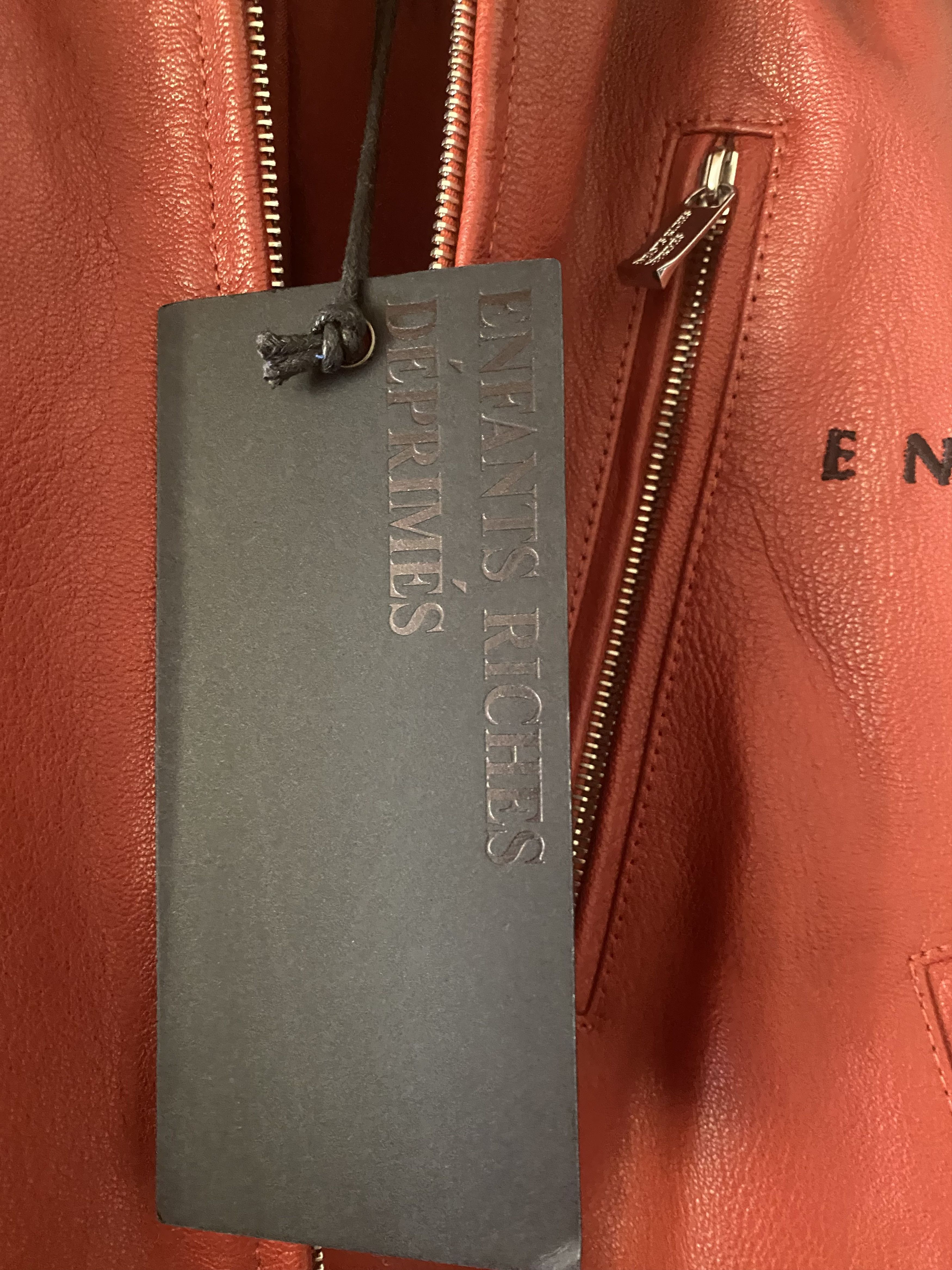 Enfants Riches Deprimes OPIUM DEN FRANK Red Leather Jacket Size US S / EU 44-46 / 1 - 8 Thumbnail