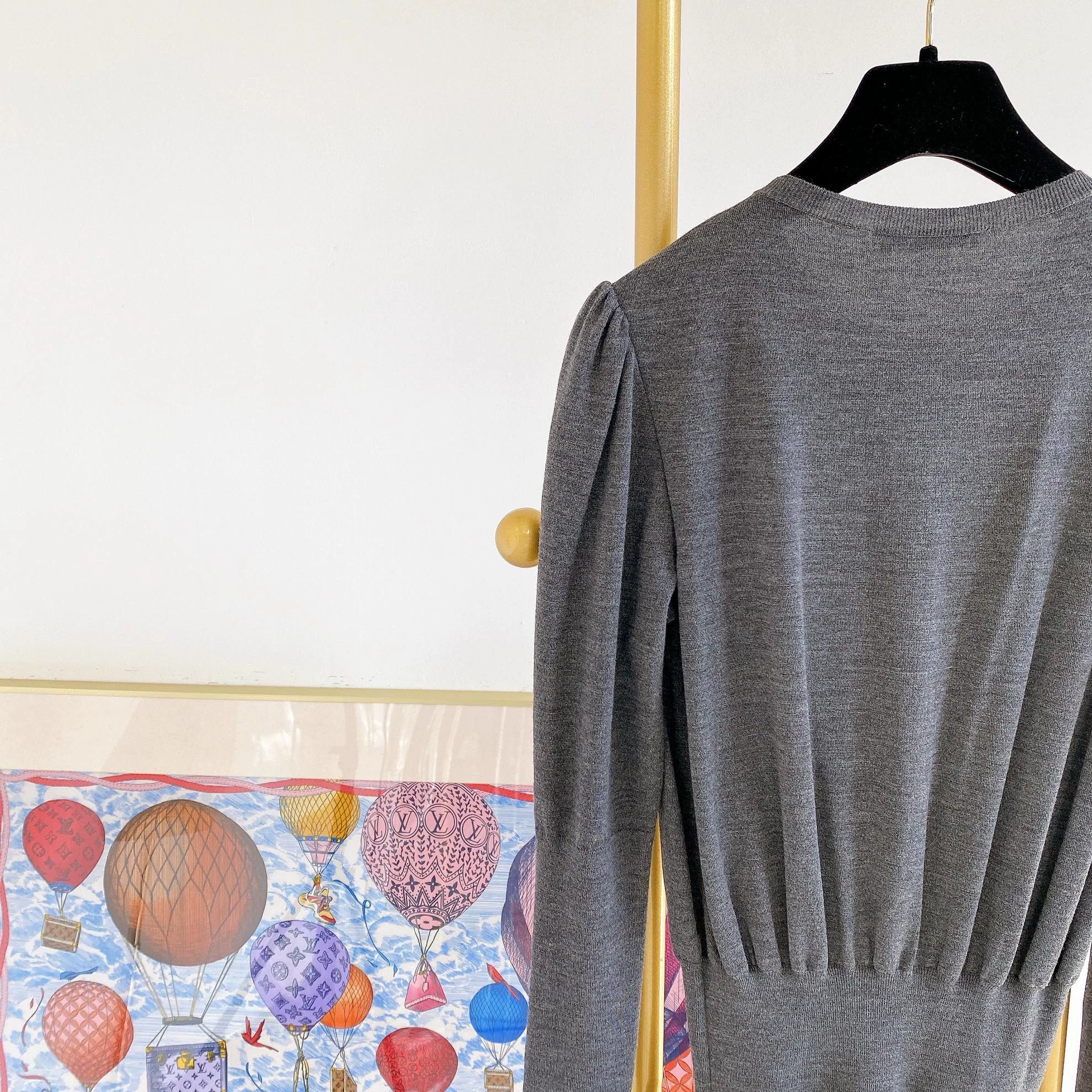 Alexander McQueen Alexander McQueen Knit Dress Gray M Stretchy Size M / US 6-8 / IT 42-44 - 5 Thumbnail