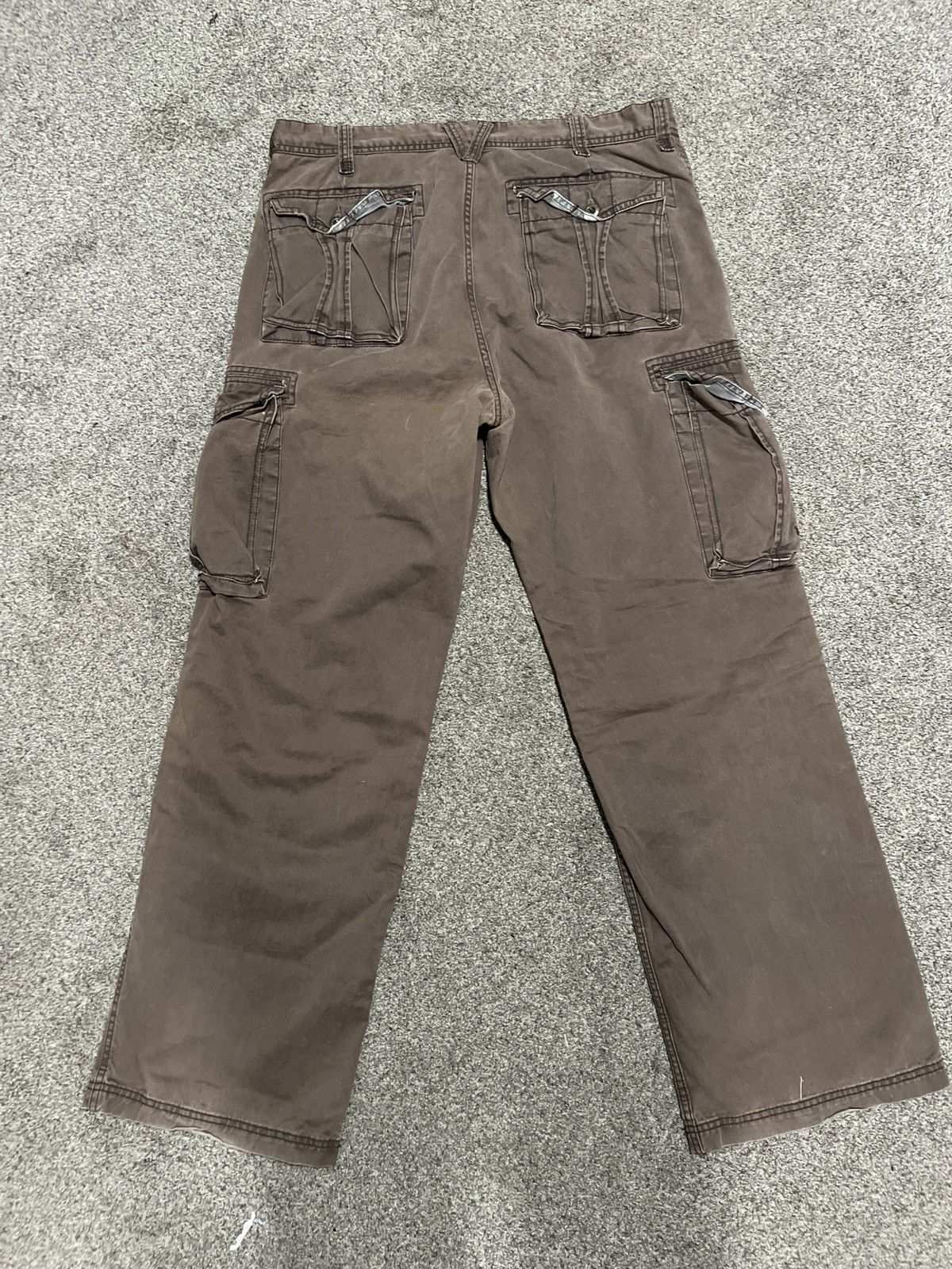 Old Navy × Vintage Y2K Style Old Navy Baggy Cargo Pants Size 38 x 34 Size US 38 / EU 54 - 6 Thumbnail