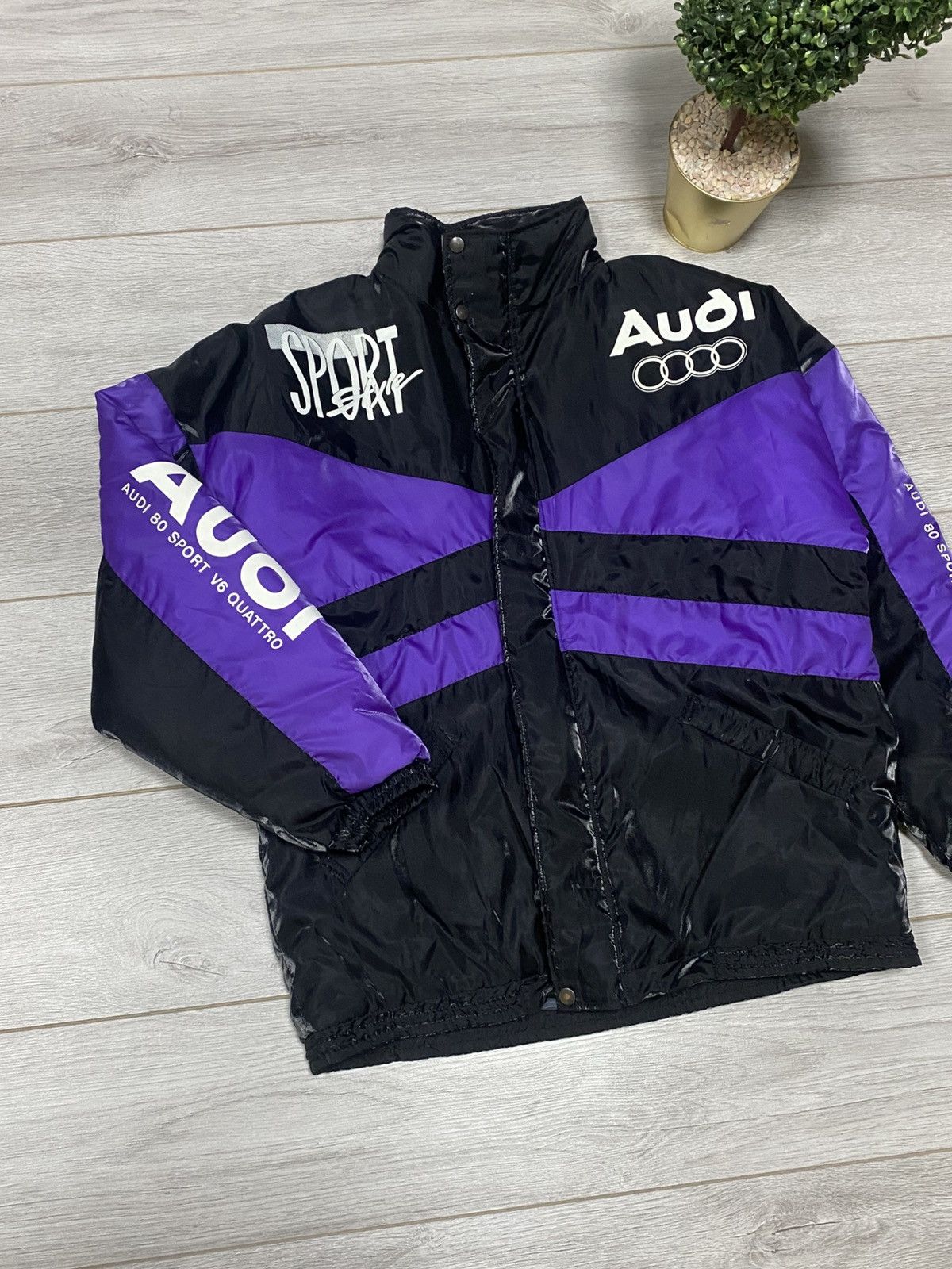 Audi Audi v6 vintage eagle Europe jacket Size US XXL / EU 58 / 5 - 3 Thumbnail