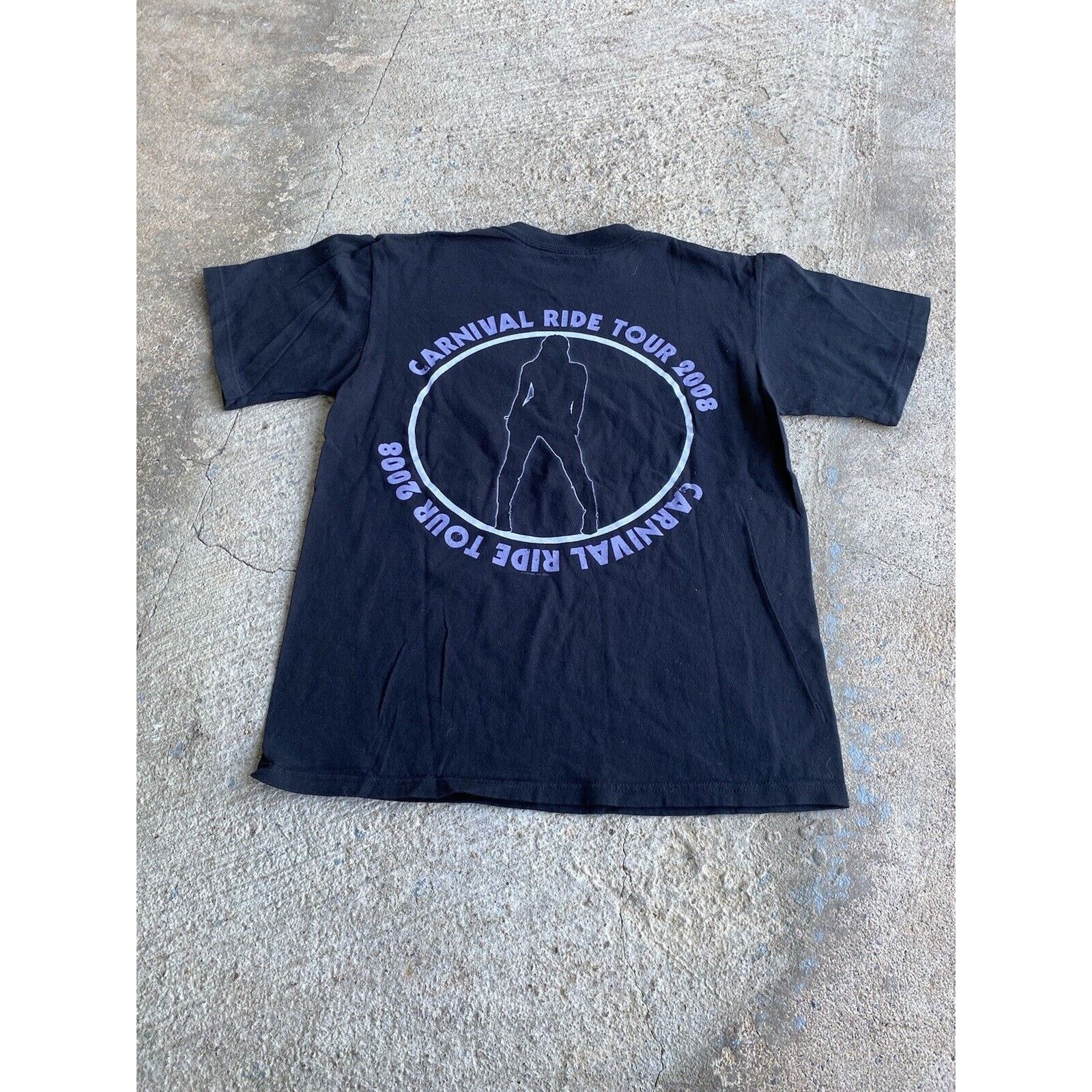Anvil Vintage Y2K 2008 Carrie Underwood Carnival Ride Shirt Size US M / EU 48-50 / 2 - 5 Thumbnail