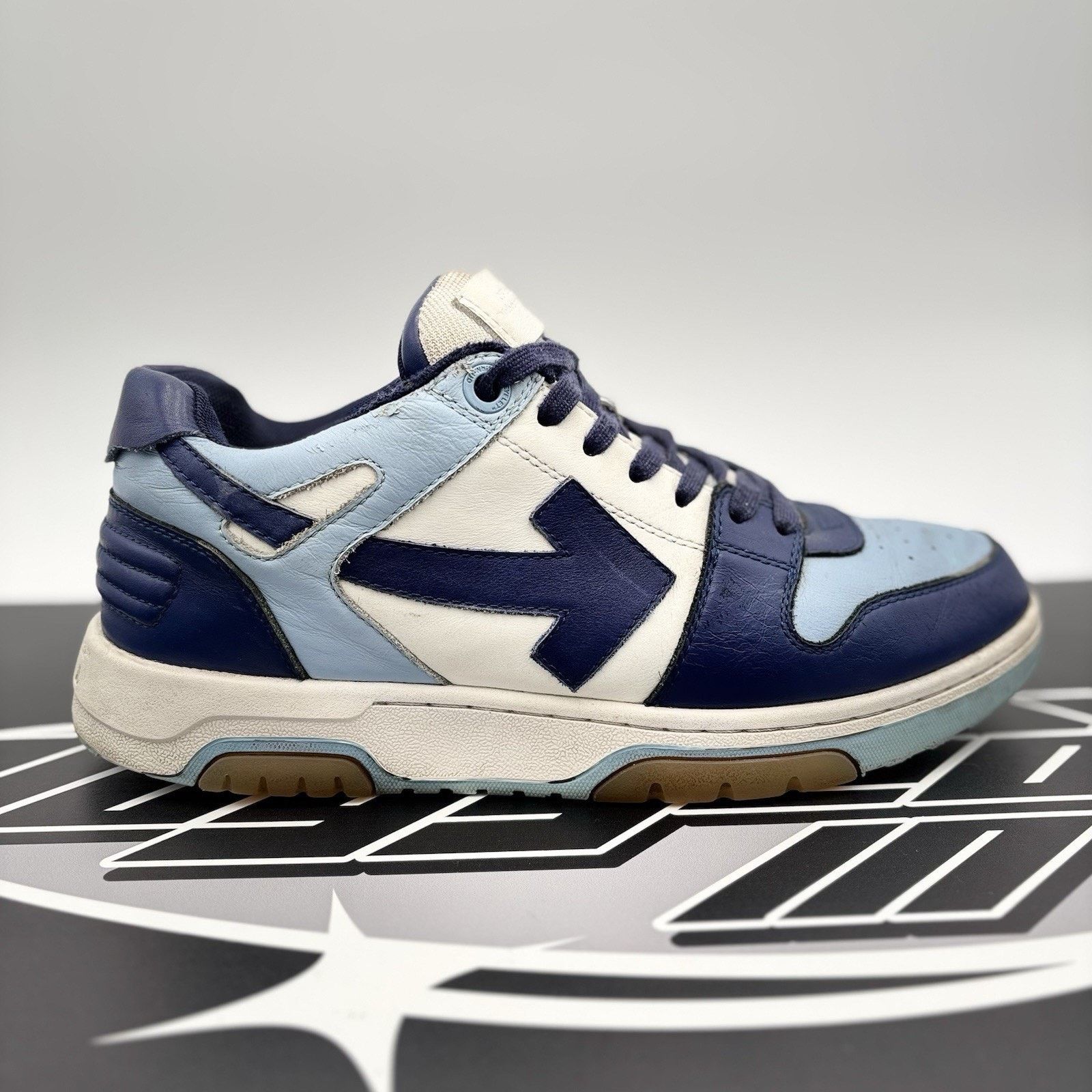 Off-White Off-White Out Of Office ' Blue White ' Size US 9 / EU 42 - 2 Thumbnail