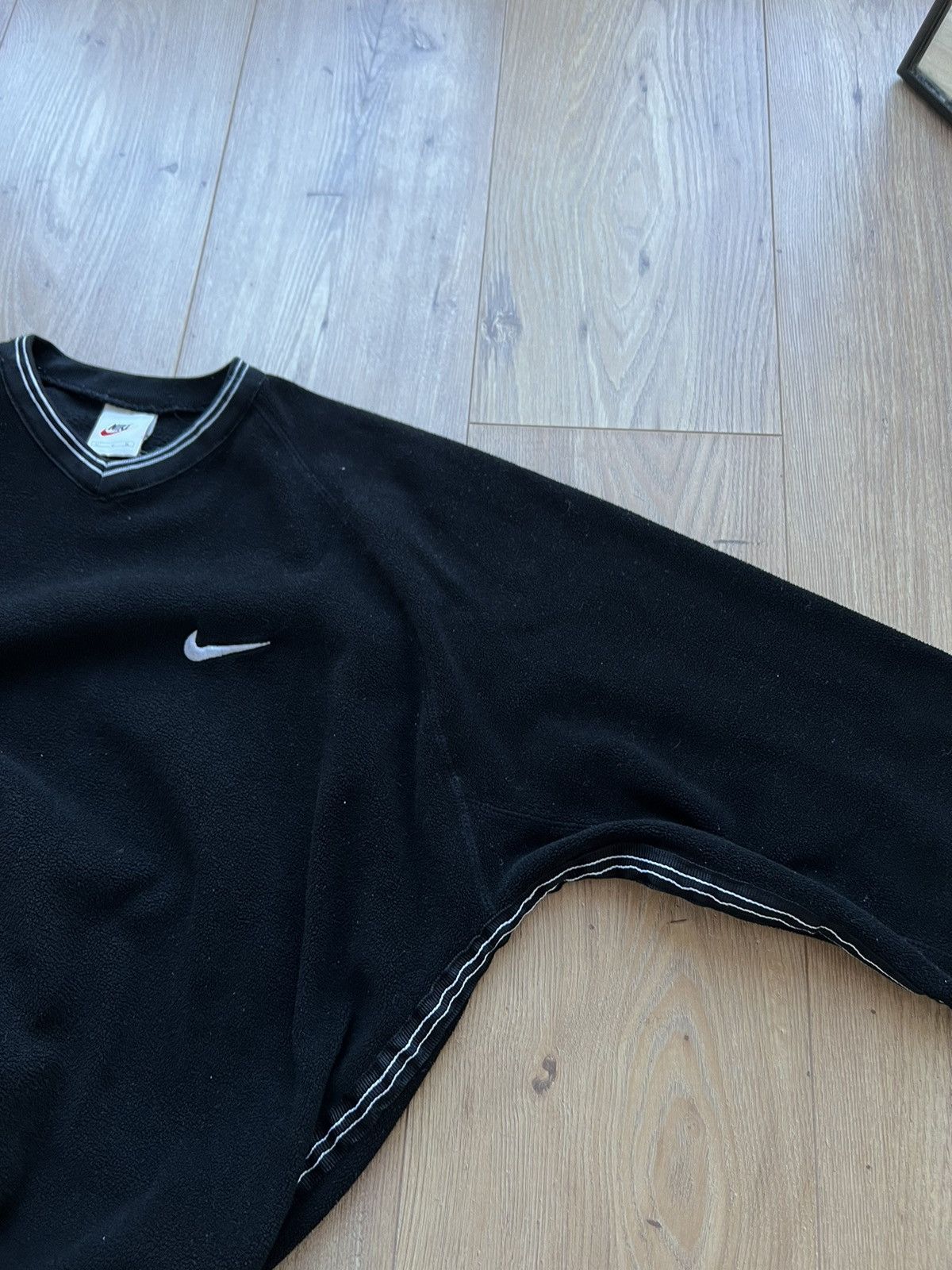 Nike 00’s NIKE FIT V-NECK SWOOSH LOGO SWEATSHIRT Y2K RARE Size US M / EU 48-50 / 2 - 6 Thumbnail