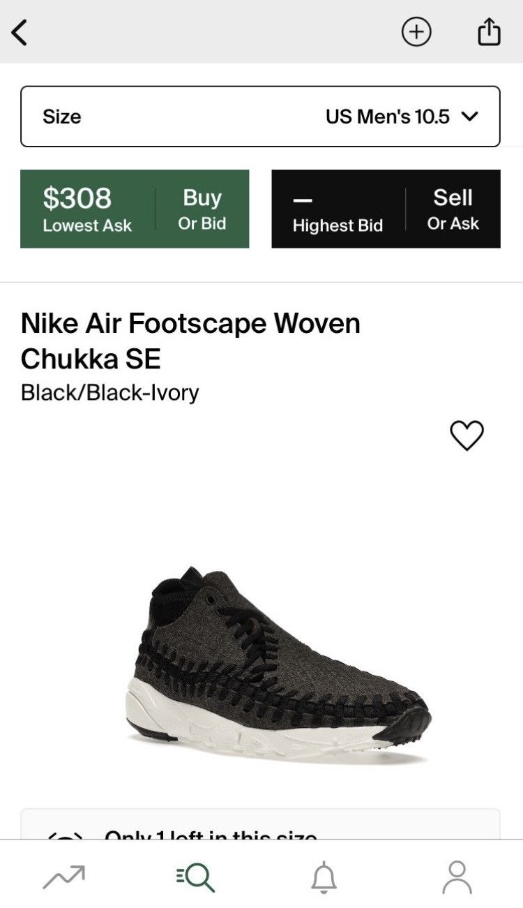Nike Nike Air Footscape Woven Chukka SE Size US 10.5 / EU 43-44 - 8 Thumbnail