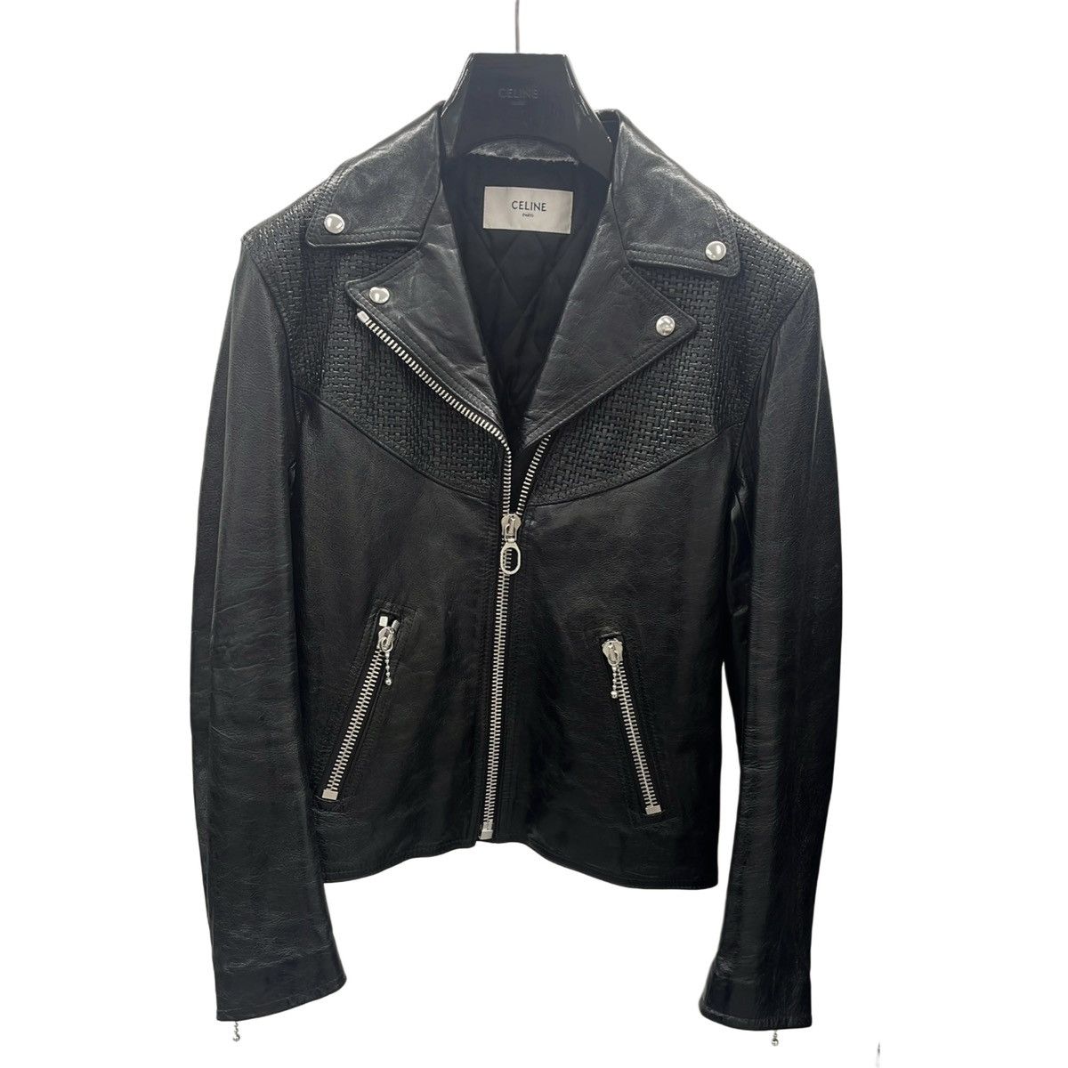 Celine Celine Leather Jacket in Medium Size US M / EU 48-50 / 2 - 2 Thumbnail