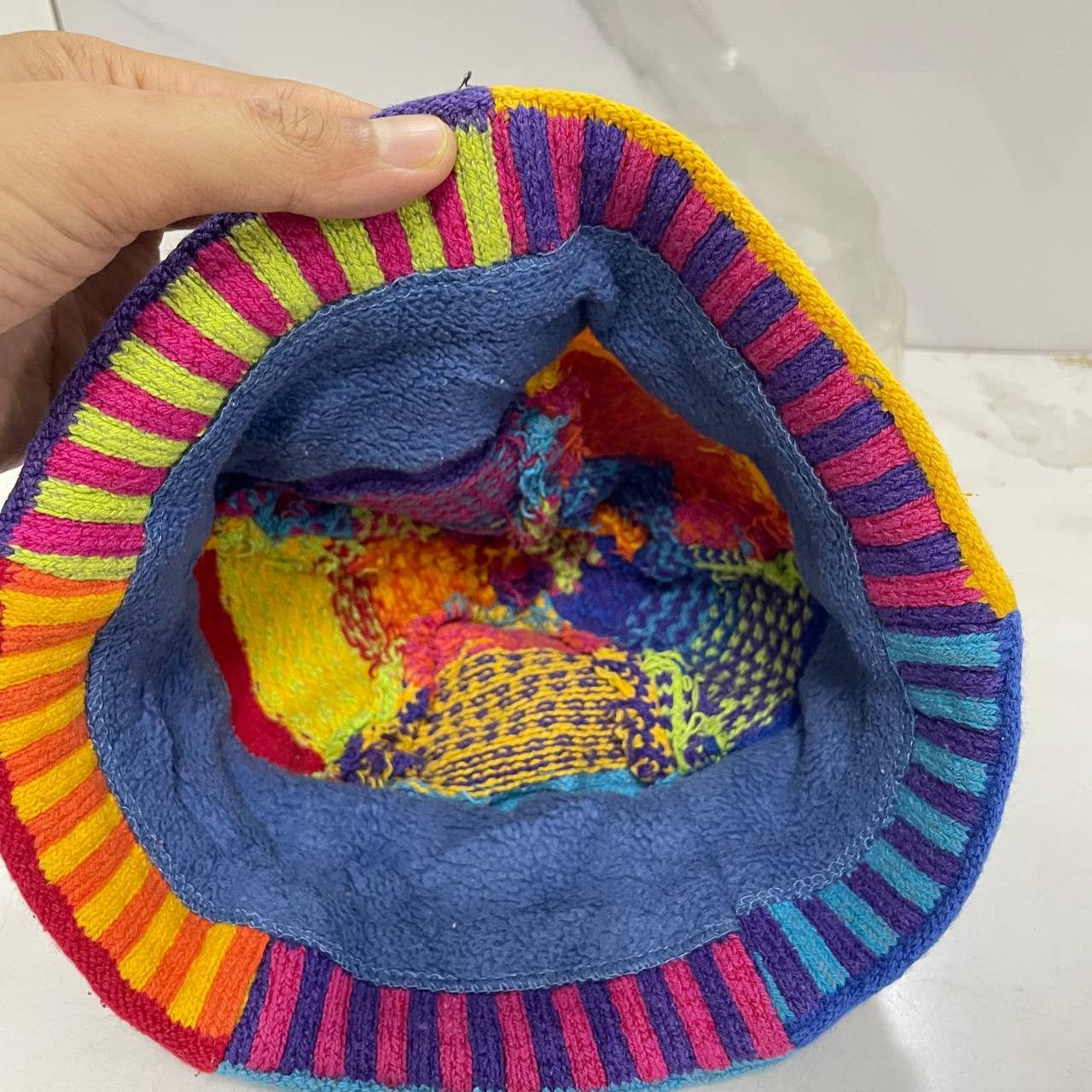 Heritage Research ⭐️SALE⭐️ BEANIE Crochet Kufi Hat Skullcap Guatemalan Knit Size ONE SIZE - 3 Thumbnail