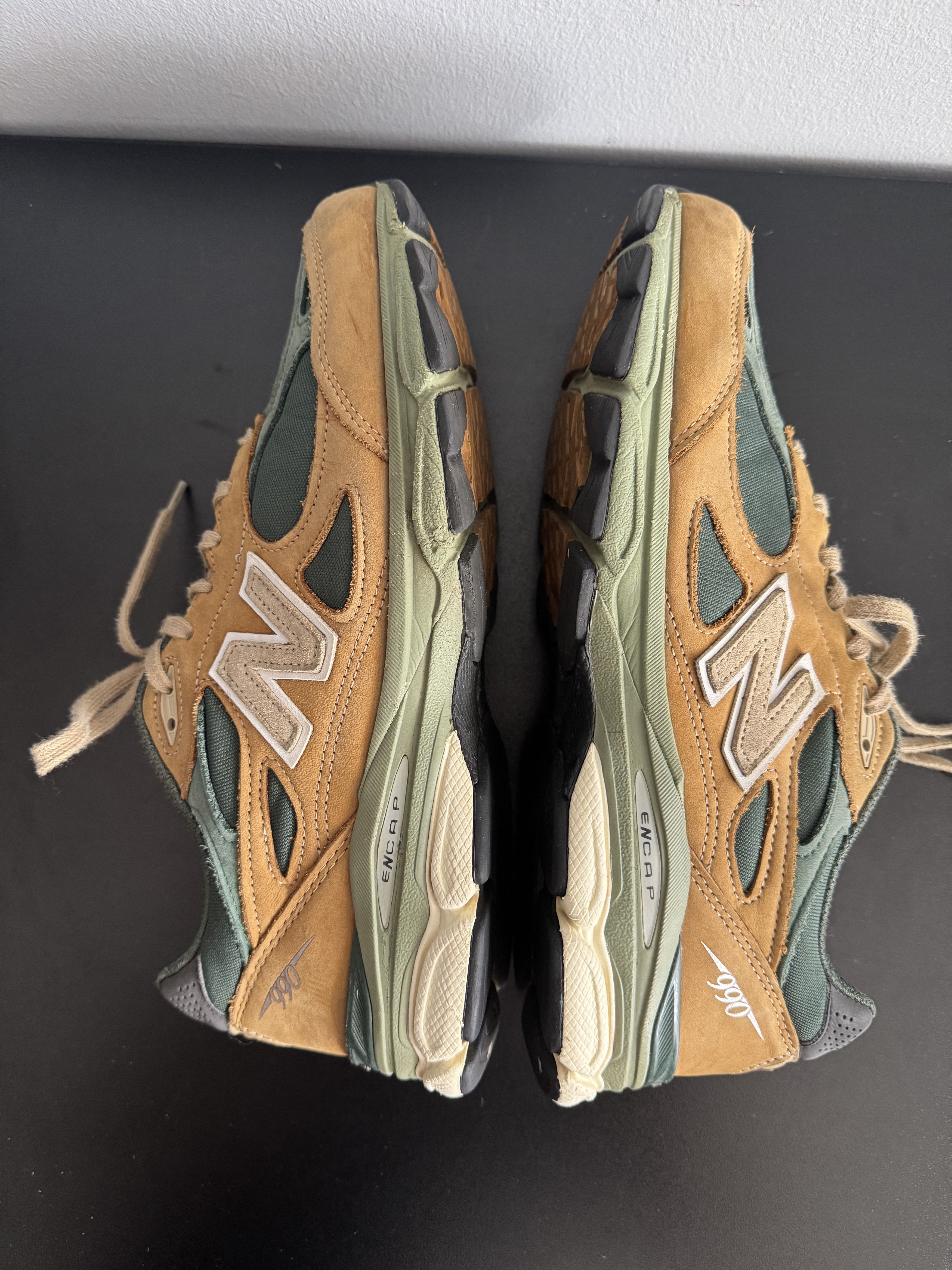 New Balance Teddy Santis x New Balance 990v3 USA Tan Green Olive 990 993 Size US 10 / EU 43 - 5 Thumbnail