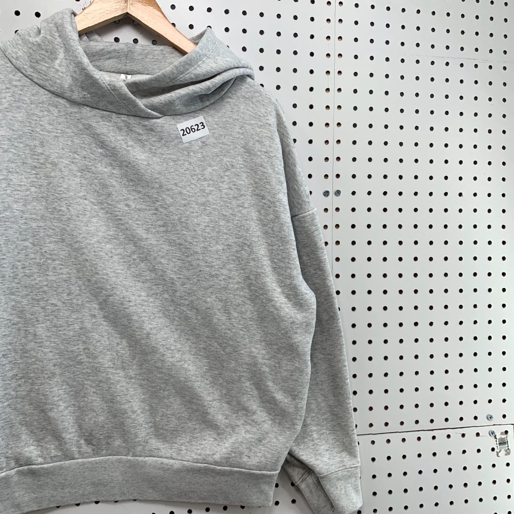 Fabletics Fabletics Hooded Sweatshirt Gray Women Small Hoodie Pullover 24x24 Cowl Size S / US 4 / IT 40 - 4 Thumbnail