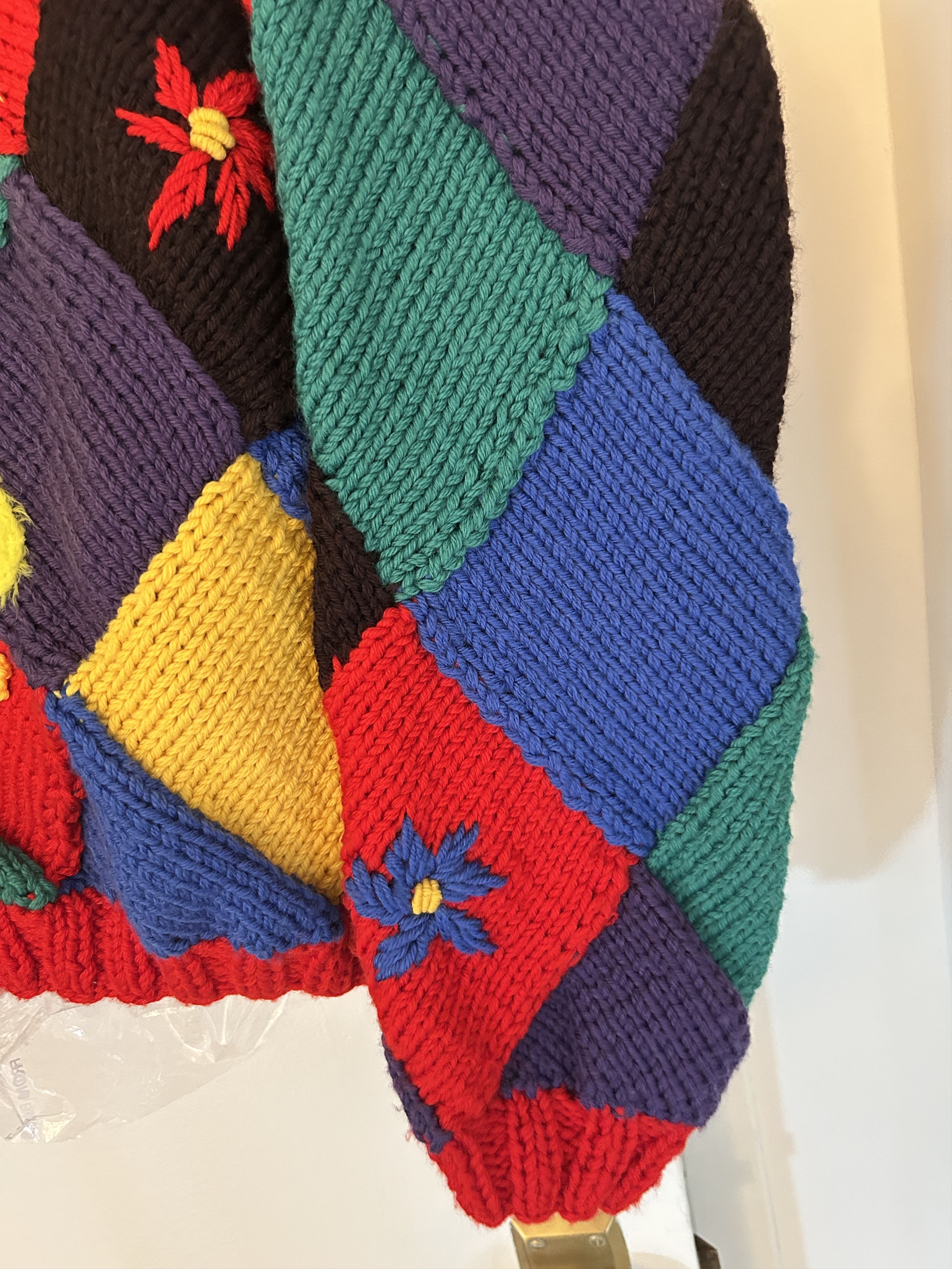 ERL ERL PATCHWORK SWEATER SIZE MEDIUM Size US M / EU 48-50 / 2 - 5 Thumbnail