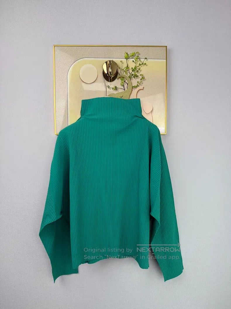 Issey Miyake Issey Miyake size:one size Turtleneck Cardigan Jacket Size XXS / US 00 / IT 34 - 2 Thumbnail