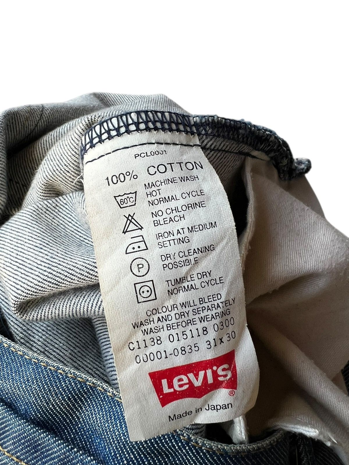 Levi's Vintage 2000 Levi’s Engineered Regular Dirty Mud Denim Jeans Size US 31 - 21 Thumbnail