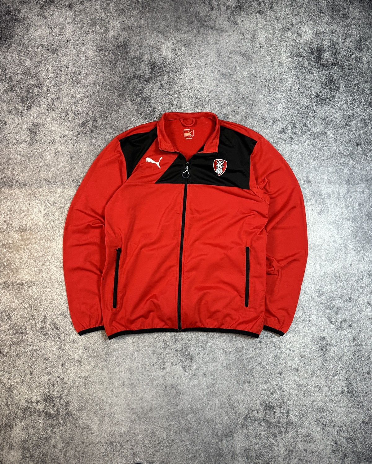 Puma × Vintage Vintage Puma Rotherham Soccer Jacket Streetwear Casual USA L Size US L / EU 52-54 / 3 - 1 Thumbnail